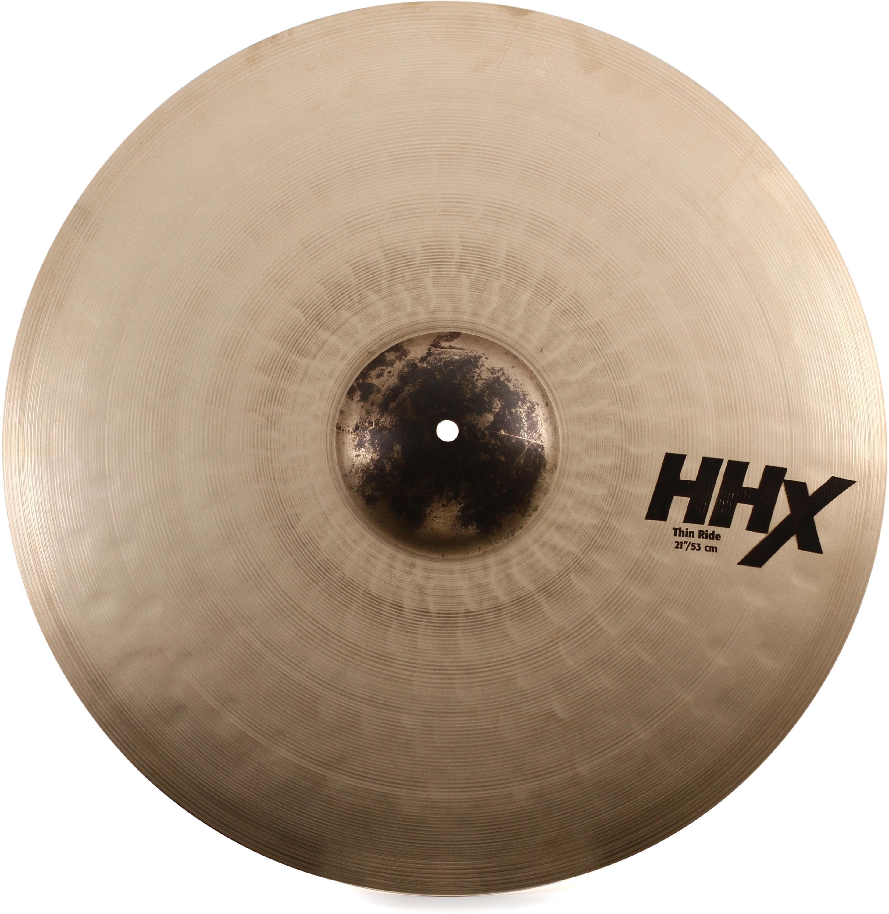 Sabian 21 inch HHX Thin Ride Cymbal - Brilliant Finish | Sweetwater