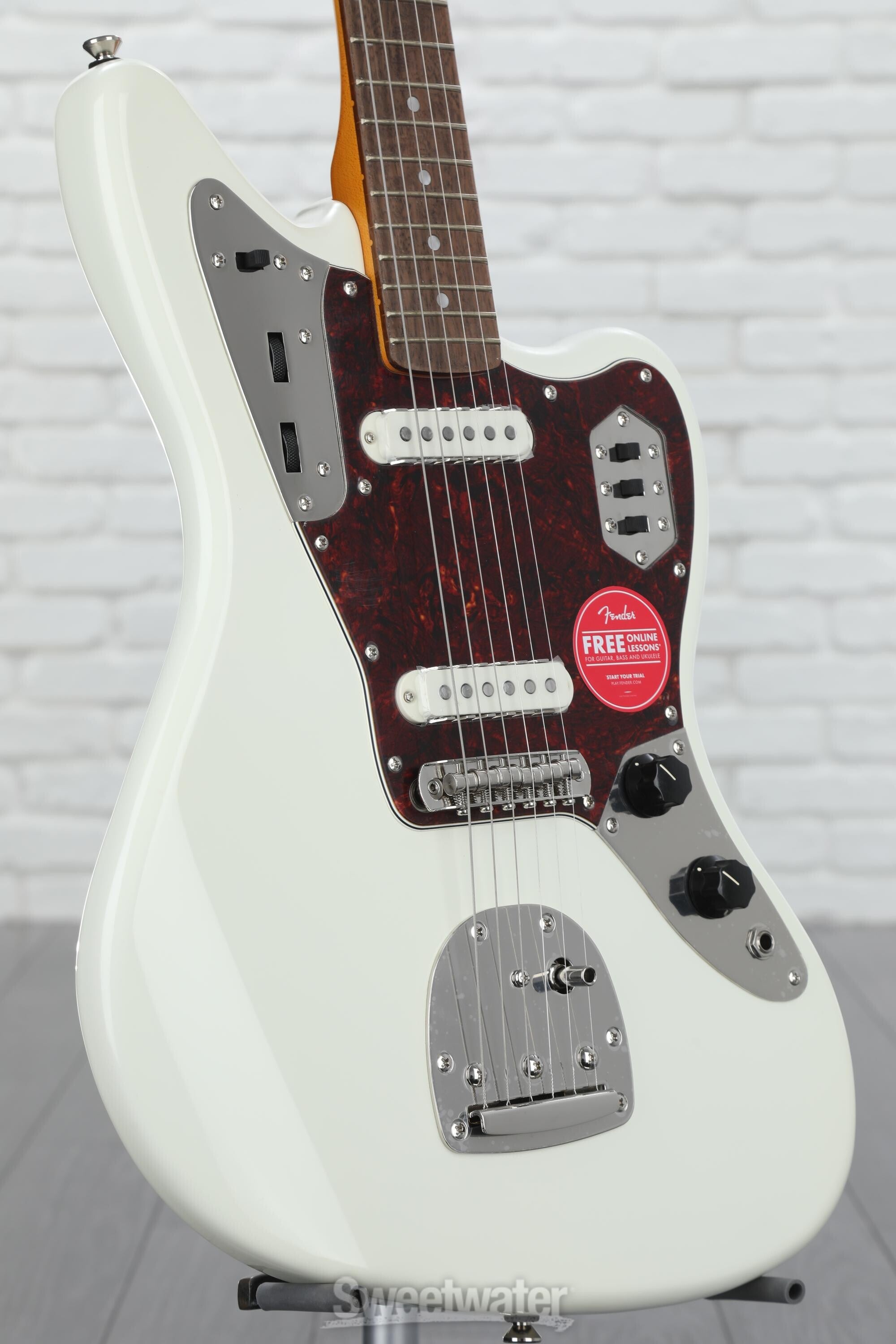 Squier Classic Vibe '60s Jaguar Electric Guitar - Olympic White 