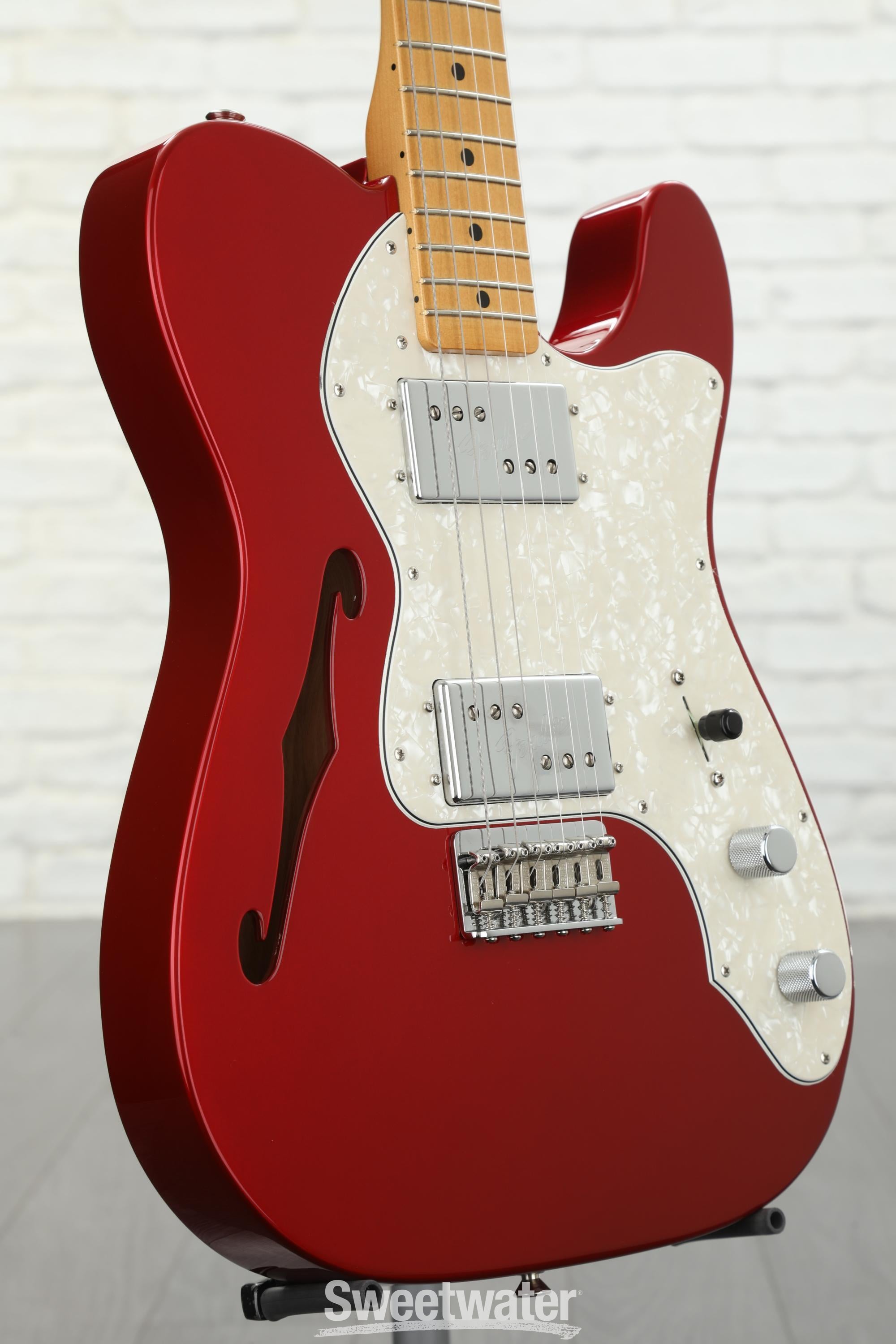 Fender Vintera '70s Telecaster Thinline - Candy Apple Red | Sweetwater