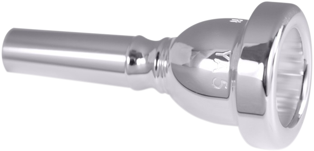 Photo of Pickett Young Artist Series Trombone Mouthpiece - Large Shank, Silver Plated, 5
