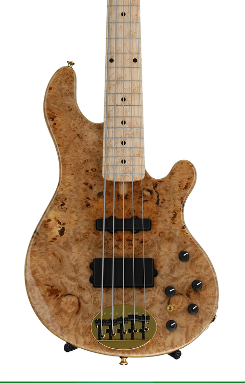 Lakland 55-94 Deluxe, Exotic Top - Maple Burl with Maple