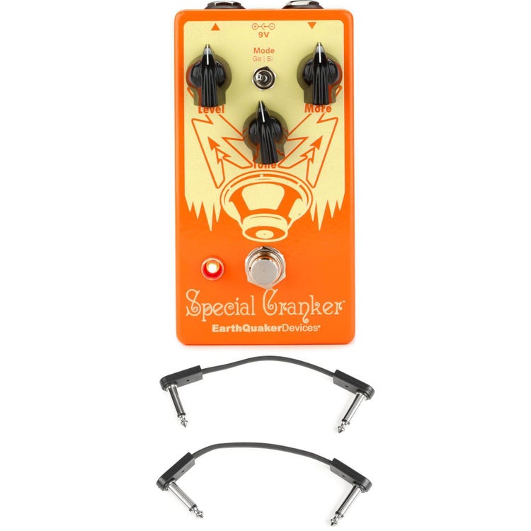 EarthQuaker Devices Special Cranker Pedal with EBS Patch Cables  