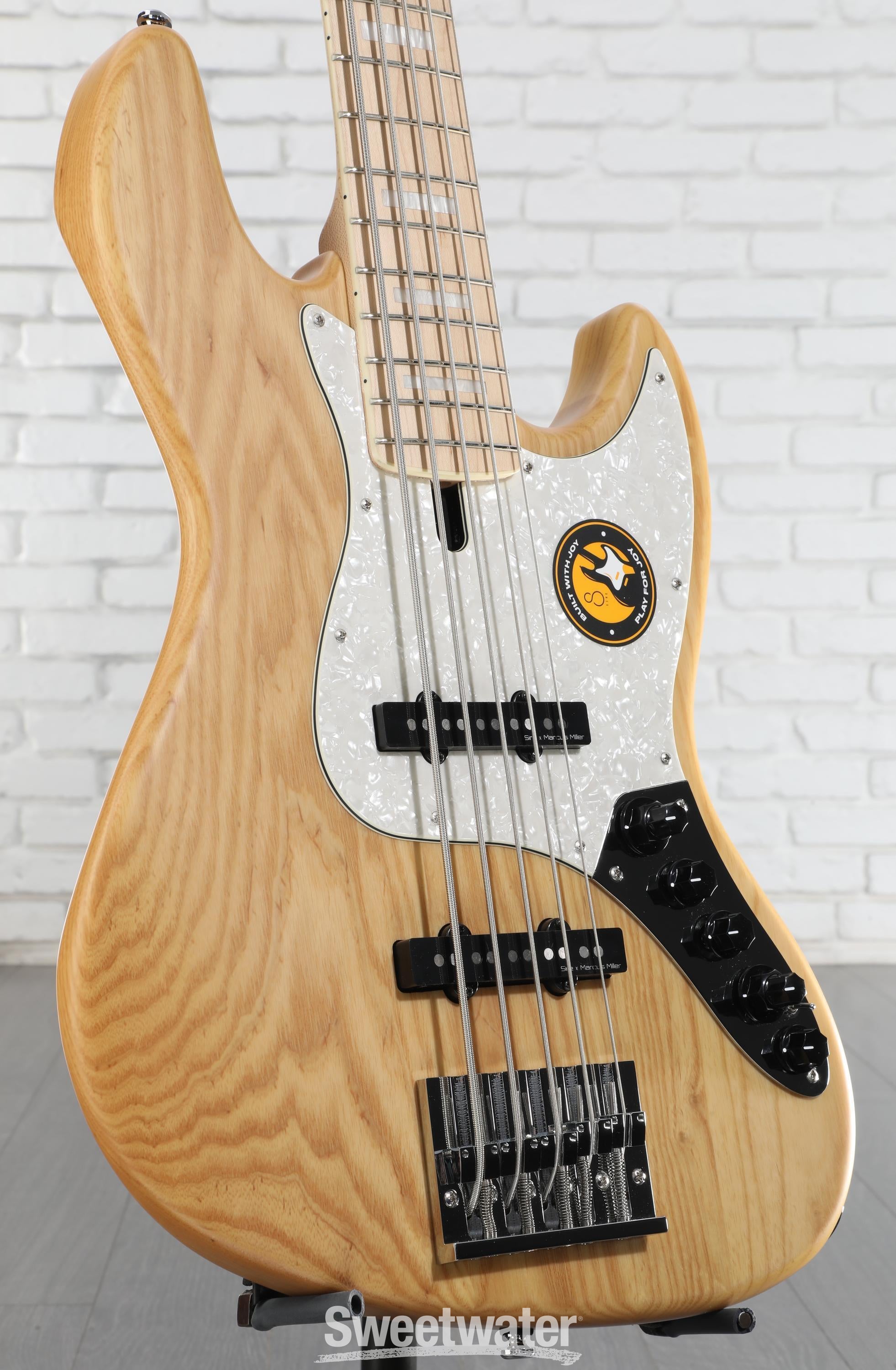 SIRE Marcus Miller V7 ASH jazz bass 5弦 Sire Marcus Miller V7 Vintage Swamp Ash 5-String Bass Tobacco