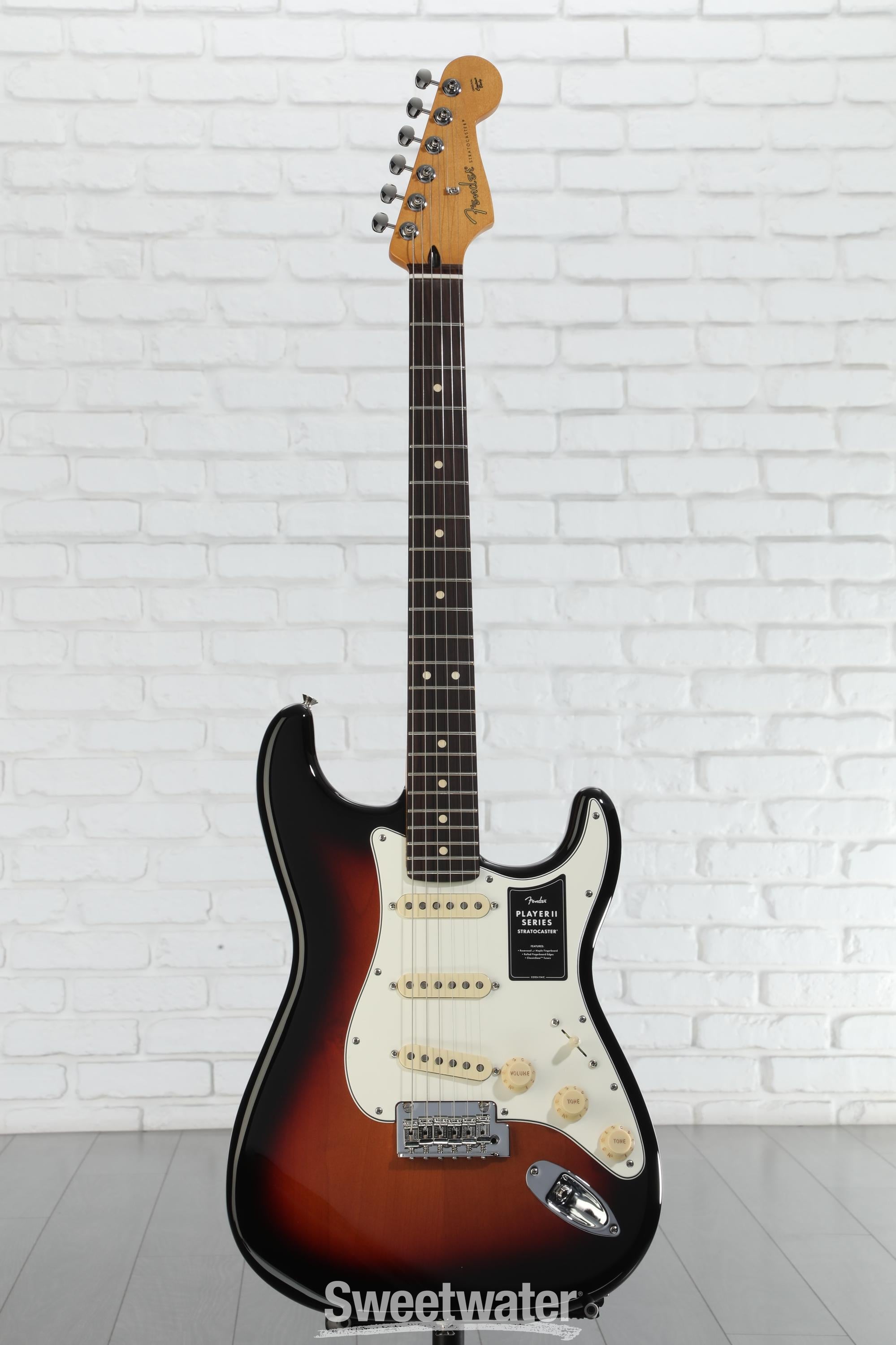 Fender Player II Stratocaster Electric Guitar - 3-color Sunburst with Rosewood Fingerboard