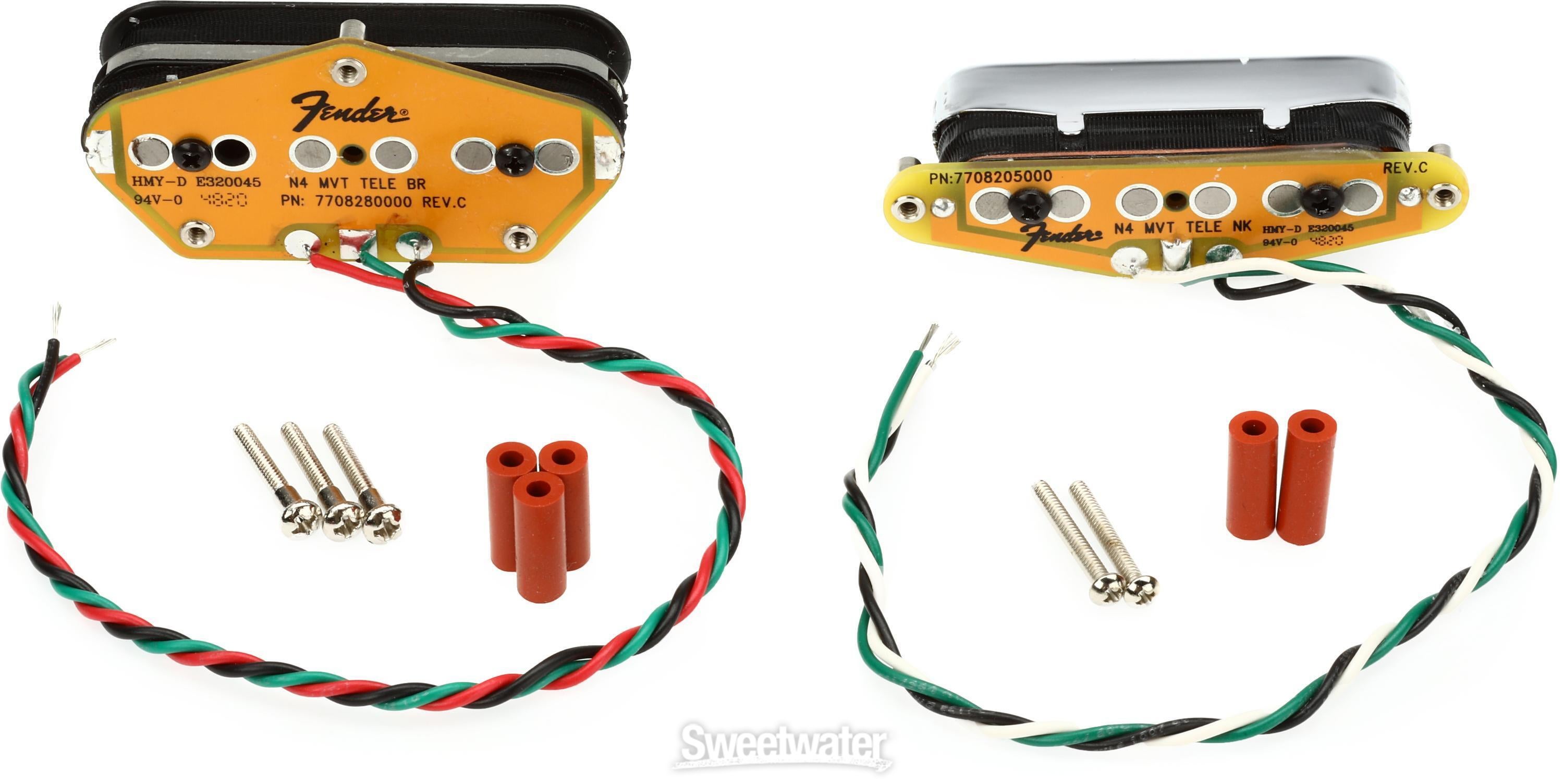 Fender Gen 4 Noiseless Telecaster Pickup Set | Sweetwater