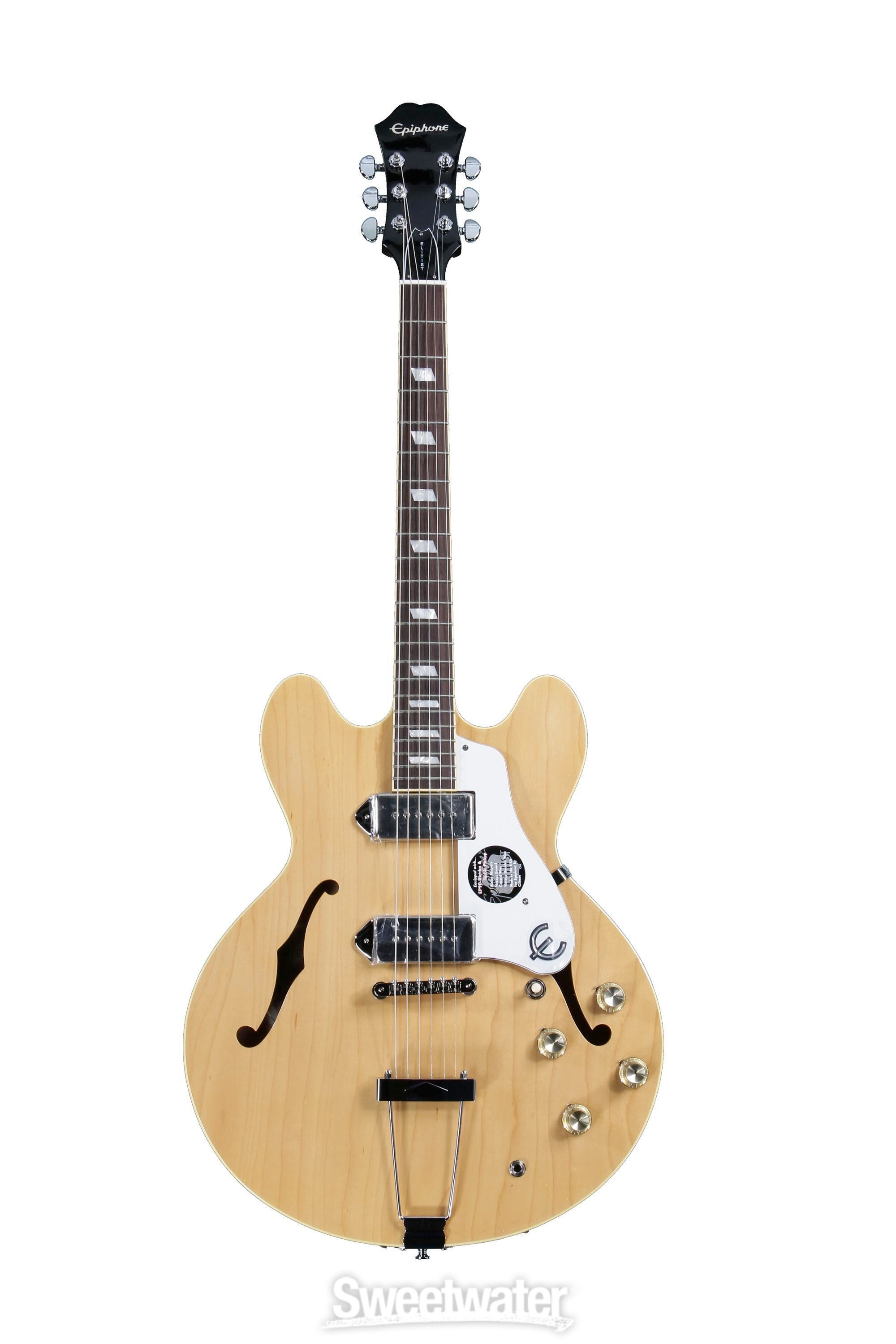 Epiphone Casino Archtop '65 Elitist - Natural Reviews | Sweetwater