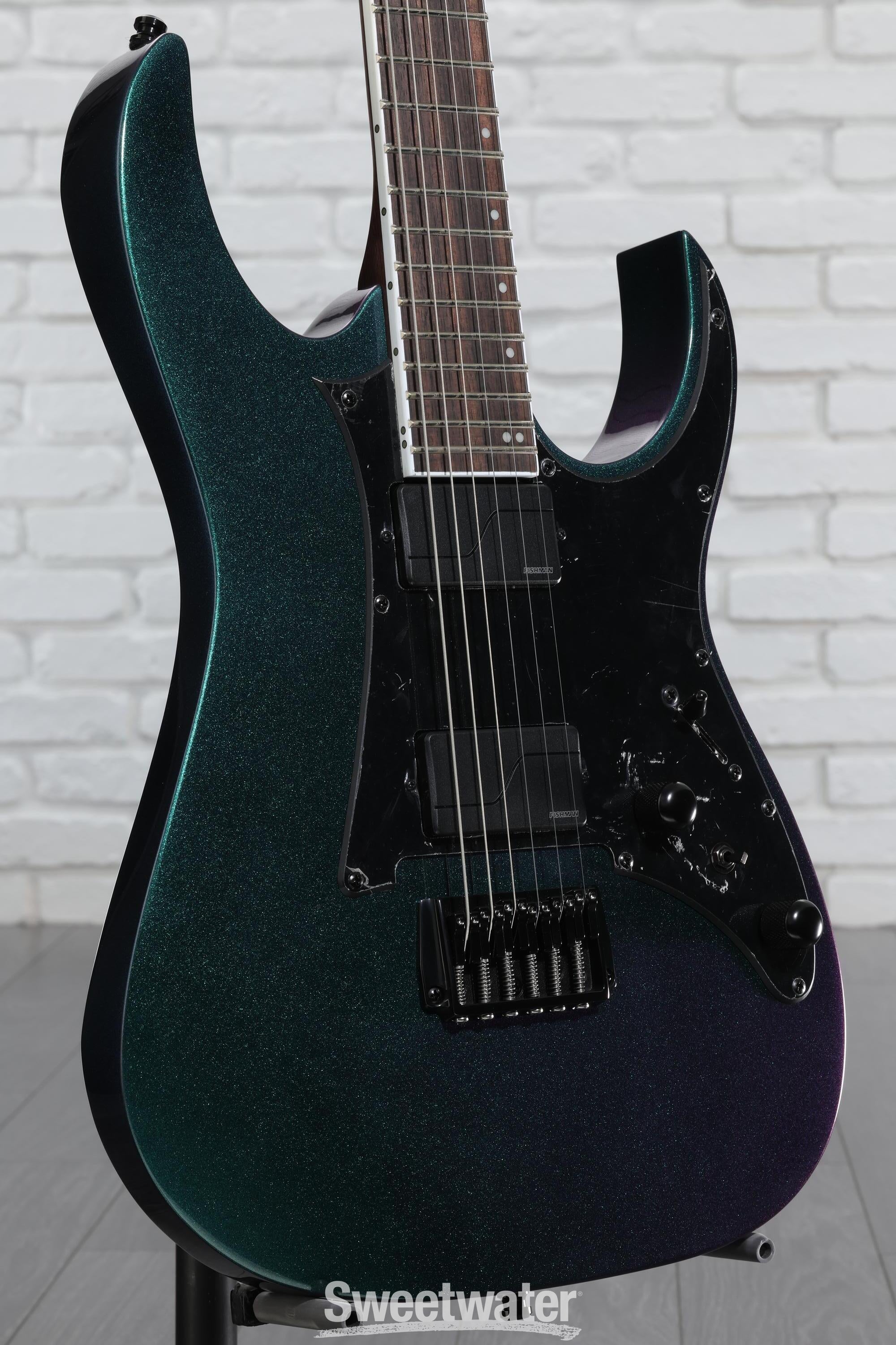 数量は多 Guitar Electric RG631ALF Label Axion Ibanez - Chameleon Blue ギター
