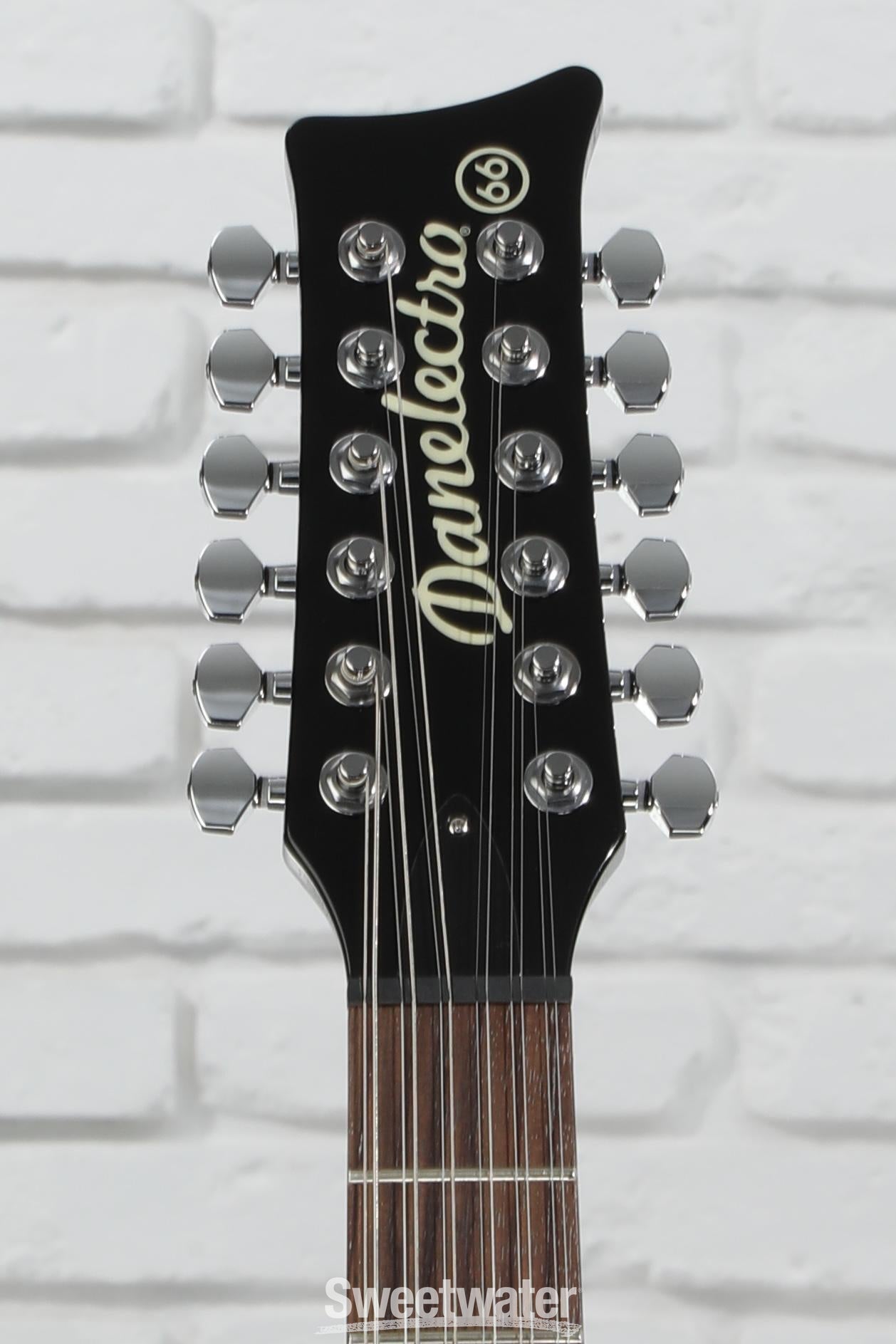 Dan Electro 12弦guitar　Black Danelectro 12-String Electric Guitar Black | Guitar Center
