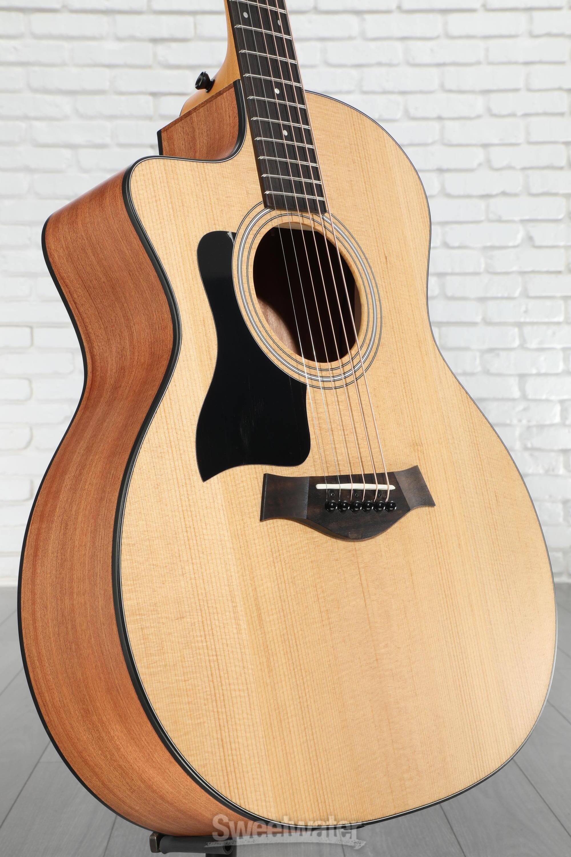 Taylor 114ce Left-handed Acoustic-electric Guitar - Natural Sapele