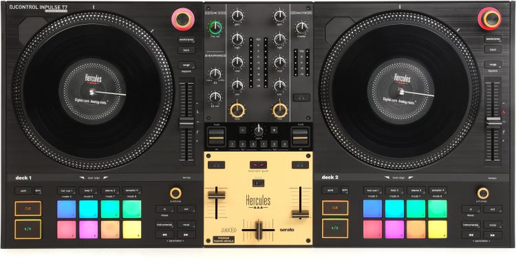 HERCULES DJ INPULSE T7 Controller with Free DJControl Inpulse T7