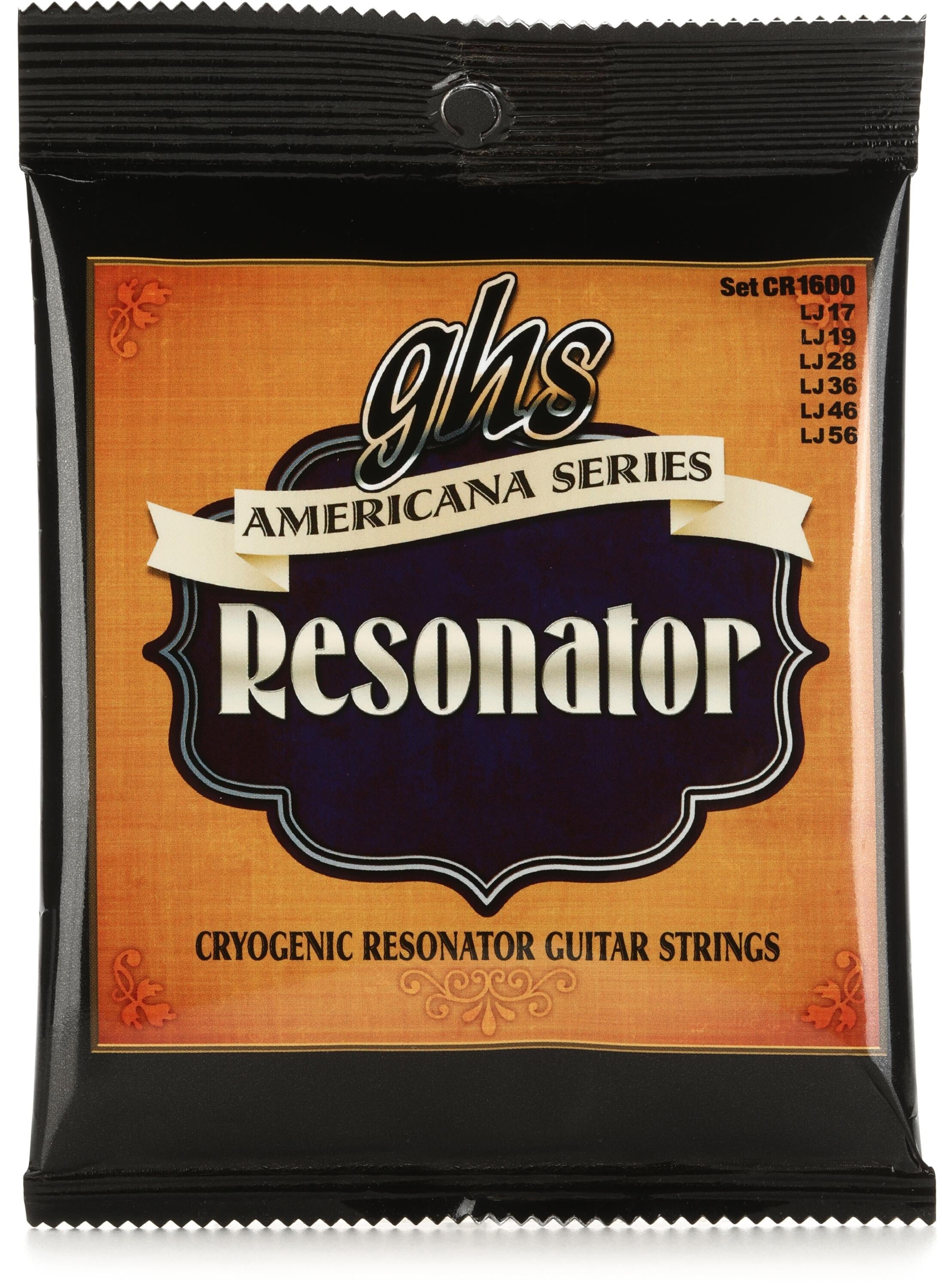 GHS Resonator Guitar Strings .017 .056 Sweetwater