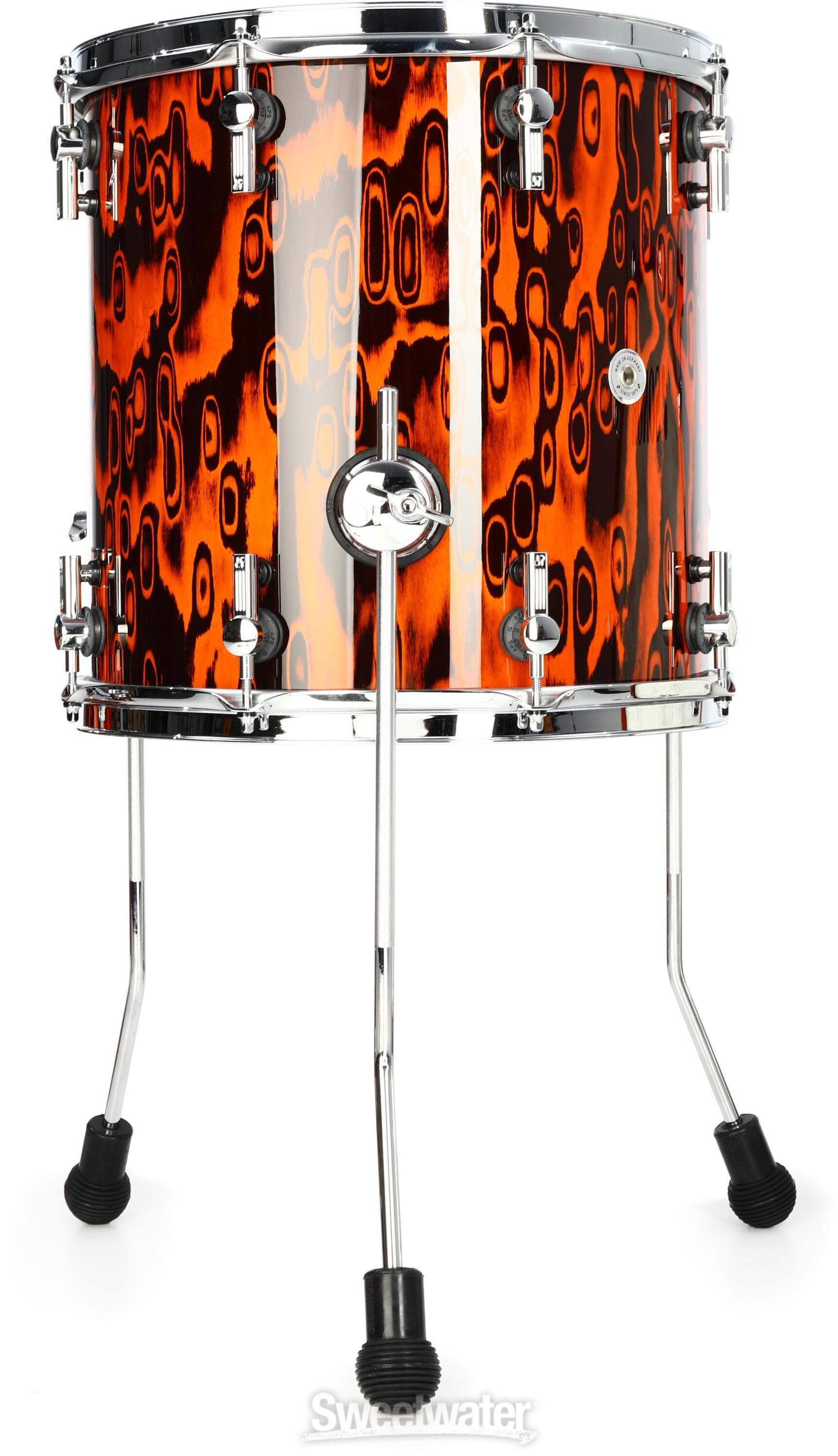 Sonor SQ2 Maple 4-piece Shell Pack - Orange Tribal High Sonor SQ2 Maple 4-piece Shell Pack - Orange Tribal High
