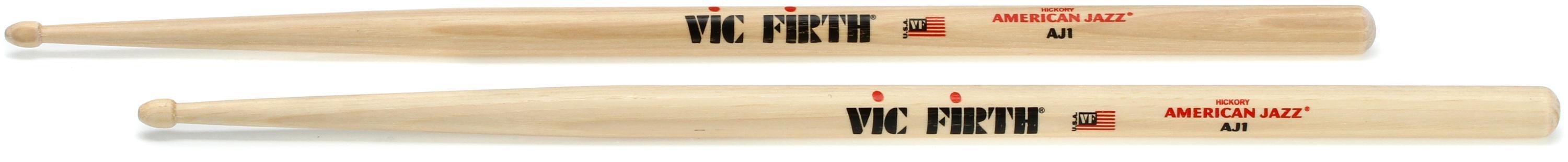 Vic Firth American Jazz Hickory Drumsticks - AJ1 | Sweetwater