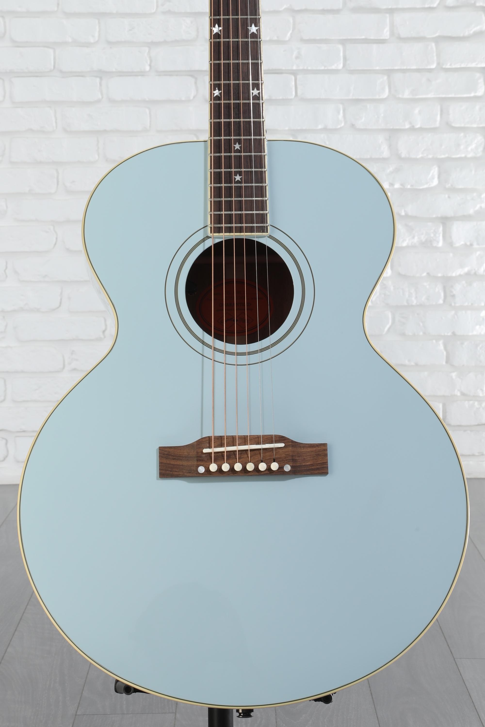 Epiphone J-180 LS Frost Blueアコースティックギター Epiphone Inspired by Gibson J-180 LS Acoustic-Electric Frost