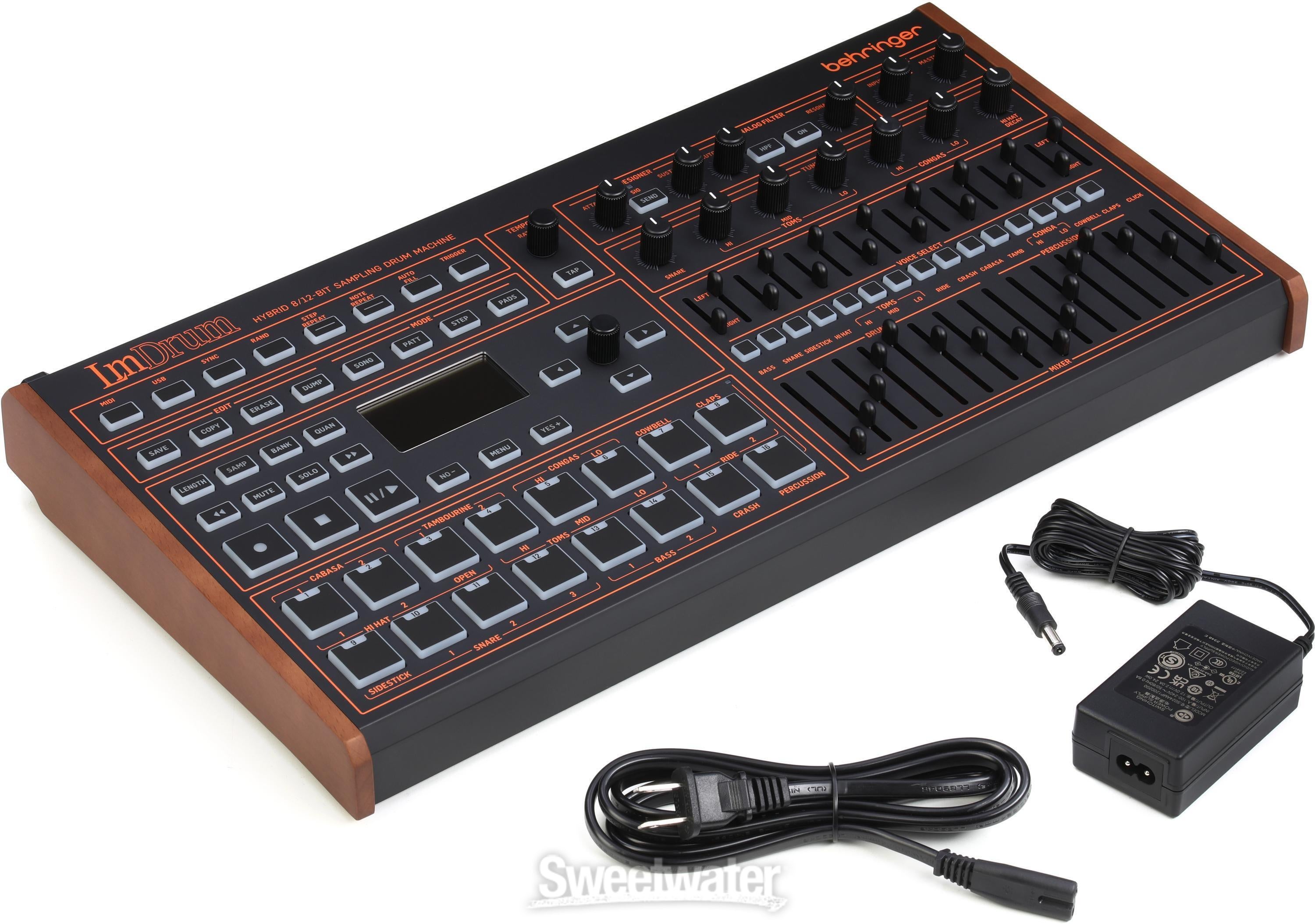 Behringer LmDrum Hybrid Sampling Drum Machine Reviews | Sweetwater