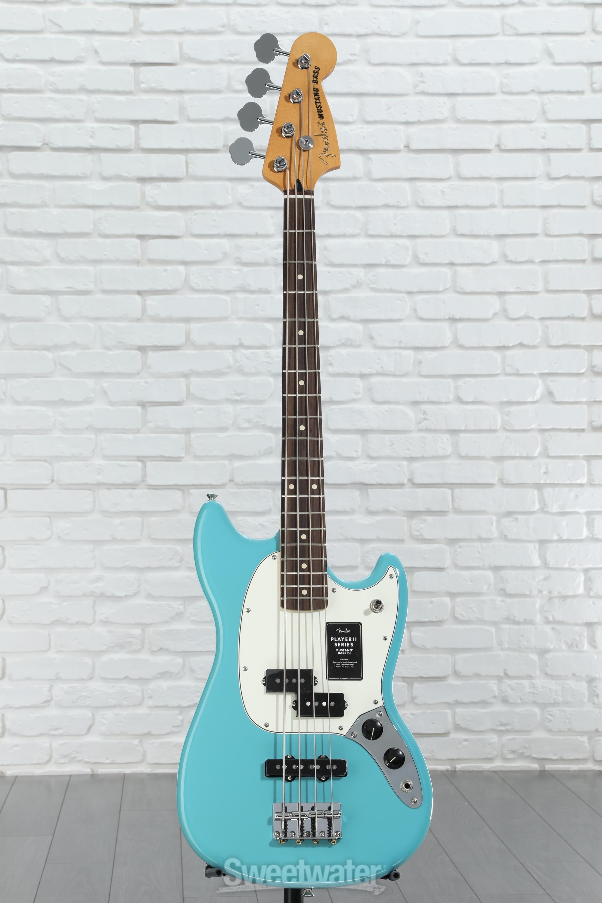Fender Player II Mustang Bass PJ - Aquatone Blue with