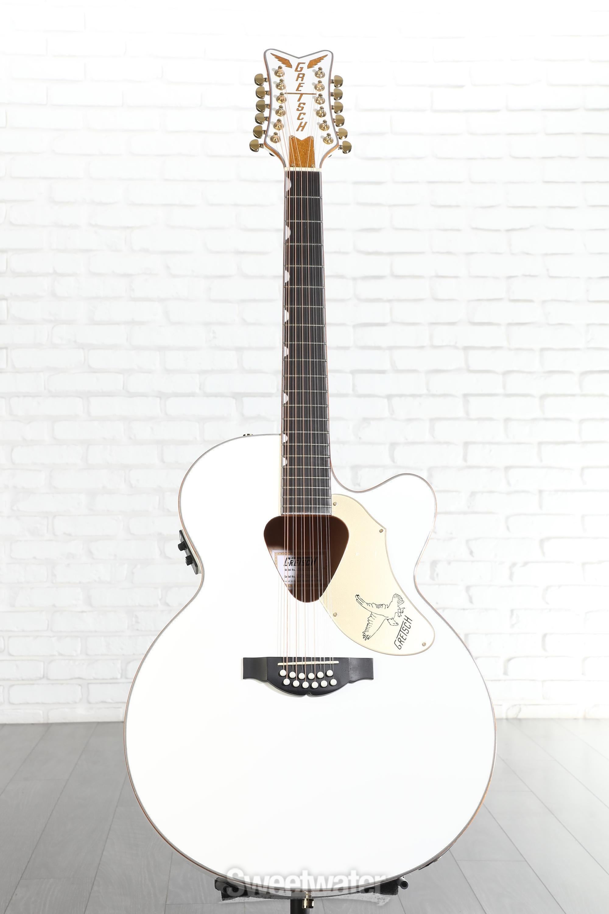 Gretsch G5022CWFE-12 Rancher Falcon Jumbo - White | Sweetwater