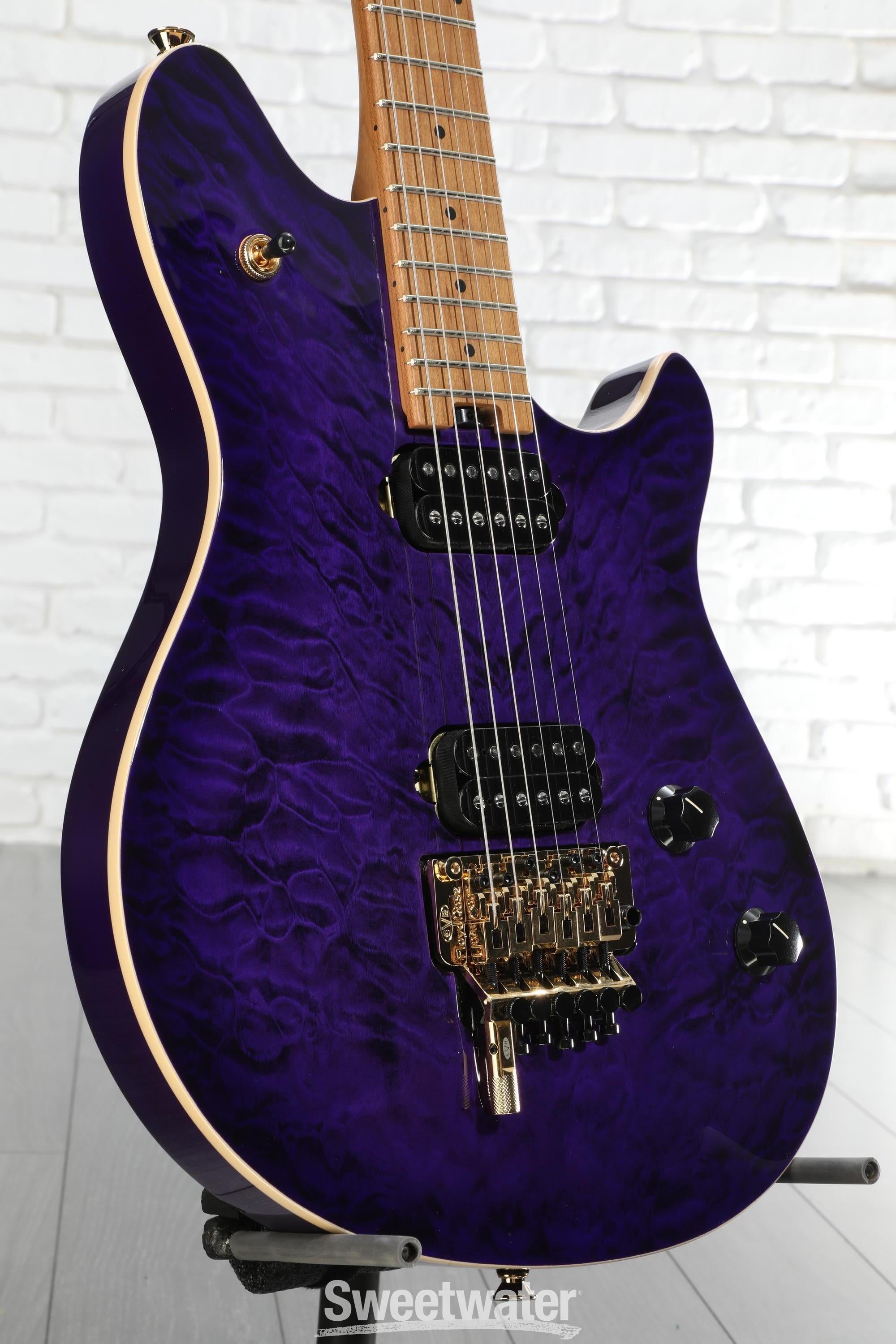 EVH Wolfgang Special QM Electric Guitar - Purple Burst | Sweetwater