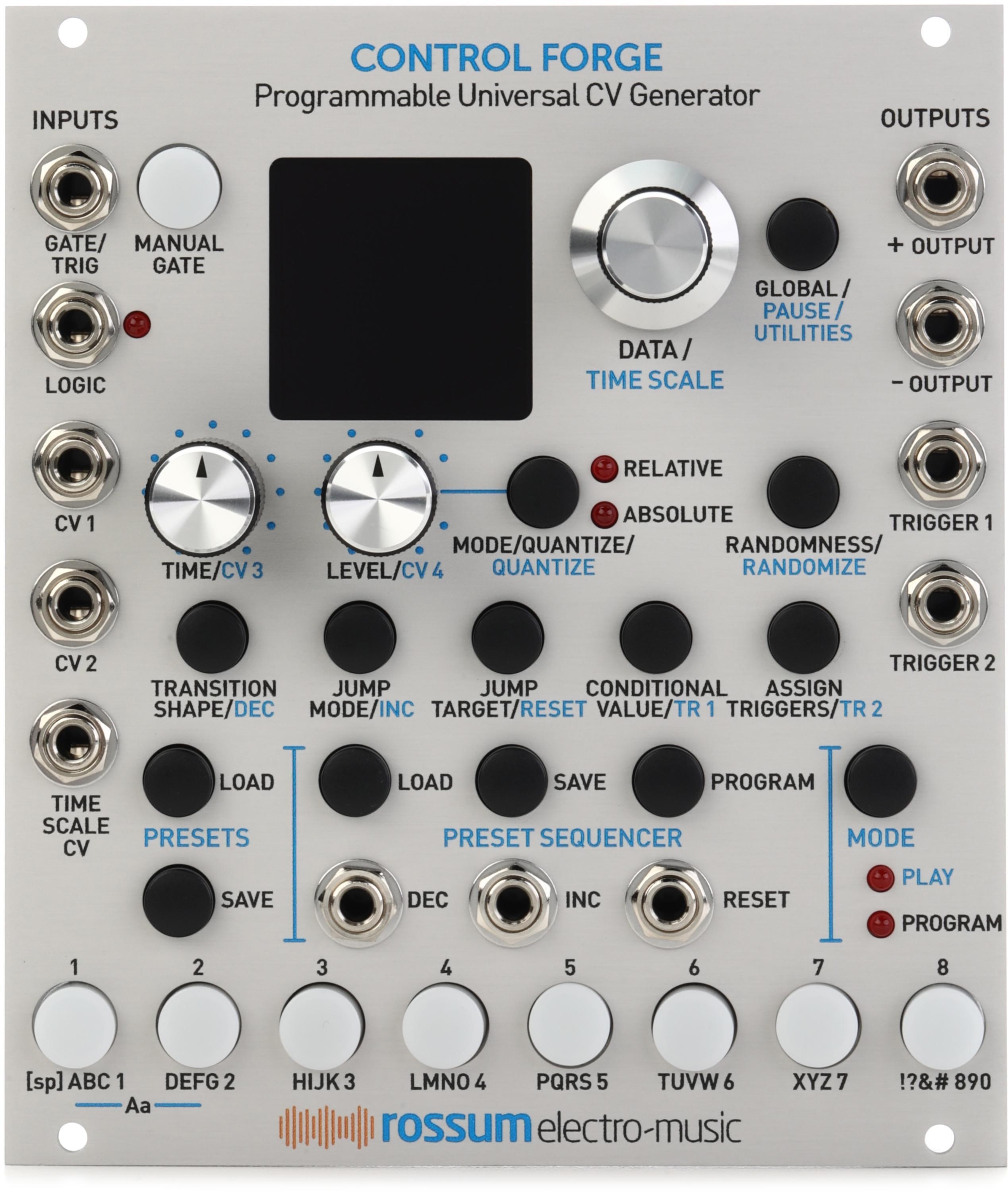 DTM・DAW Rossum Electro-Music Control Forge Rossum Electro-Music Control Forge Eurorack Programmable CV