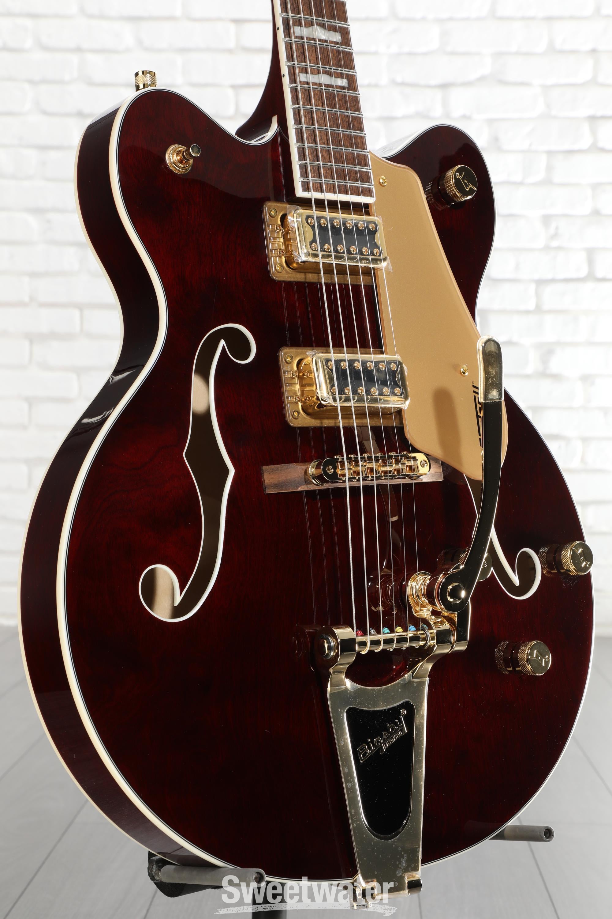 Photo of Gretsch G5422TG Electromatic Classic Hollowbody Double-Cut Electric Guitar with Bigsby - Walnut Stain