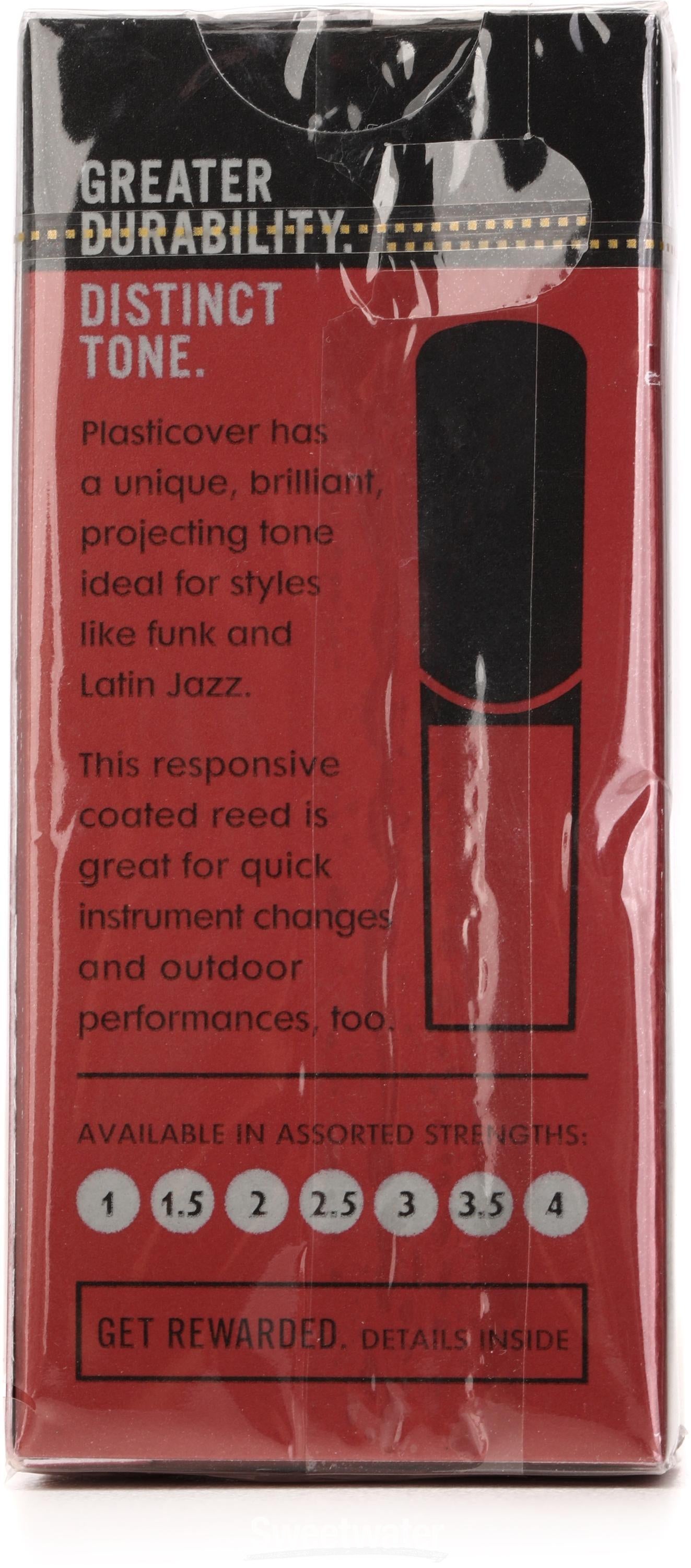 D'Addario Plasticover Alto Saxophone Reeds - 2.0 (5-pack) | Sweetwater