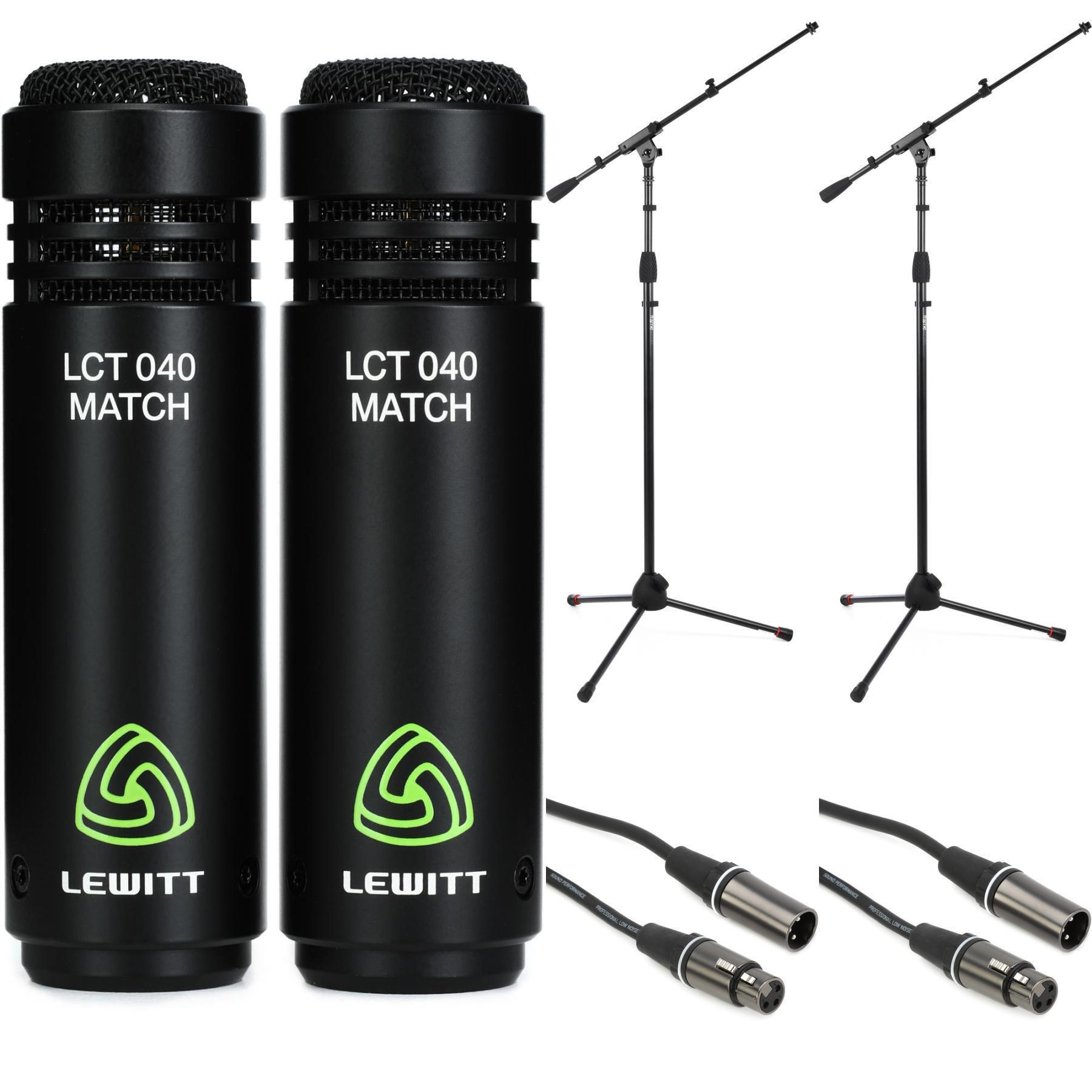 s*u様 LEWITT LCT 040 MATCH コンデンサーマイク　2本 Lewitt LCT 040 MATCH Small-diaphragm Condenser Microphone With