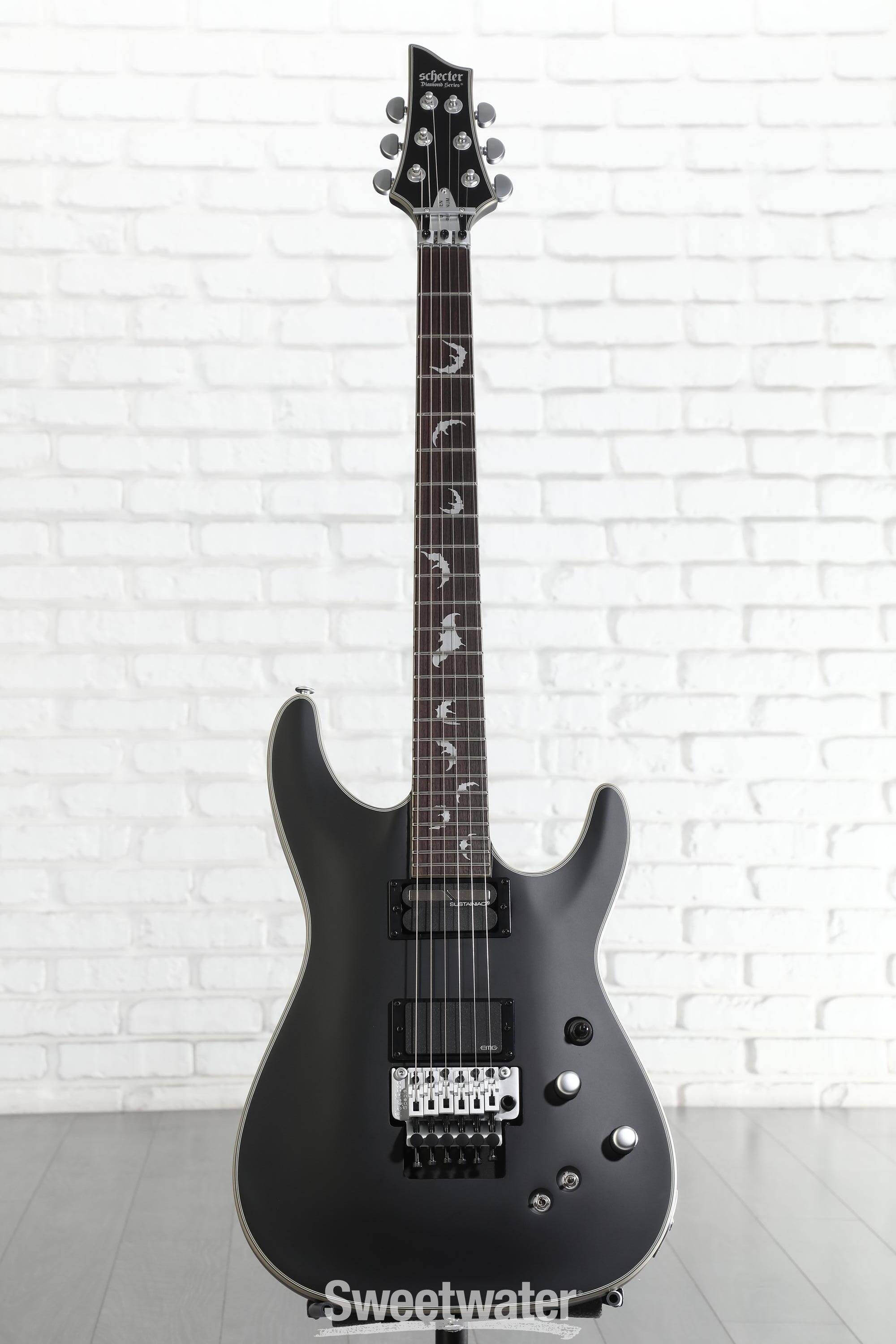 Schecter Damien Platinum 6 FR-S Electric Guitar - Satin Black