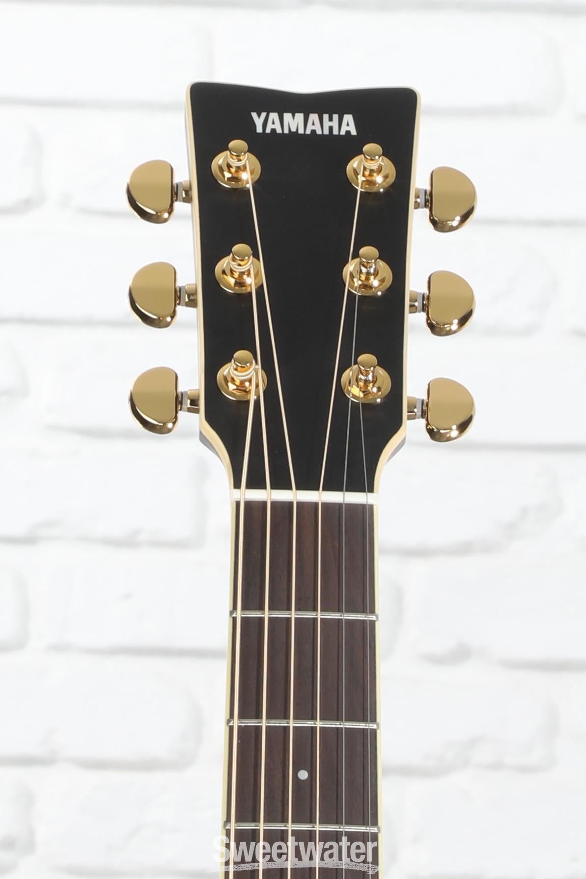 DVIVUJapan1 　YAMAHA LL6 ARE Yamaha LL6 ARE Original Jumbo Acoustic Guitar - Black