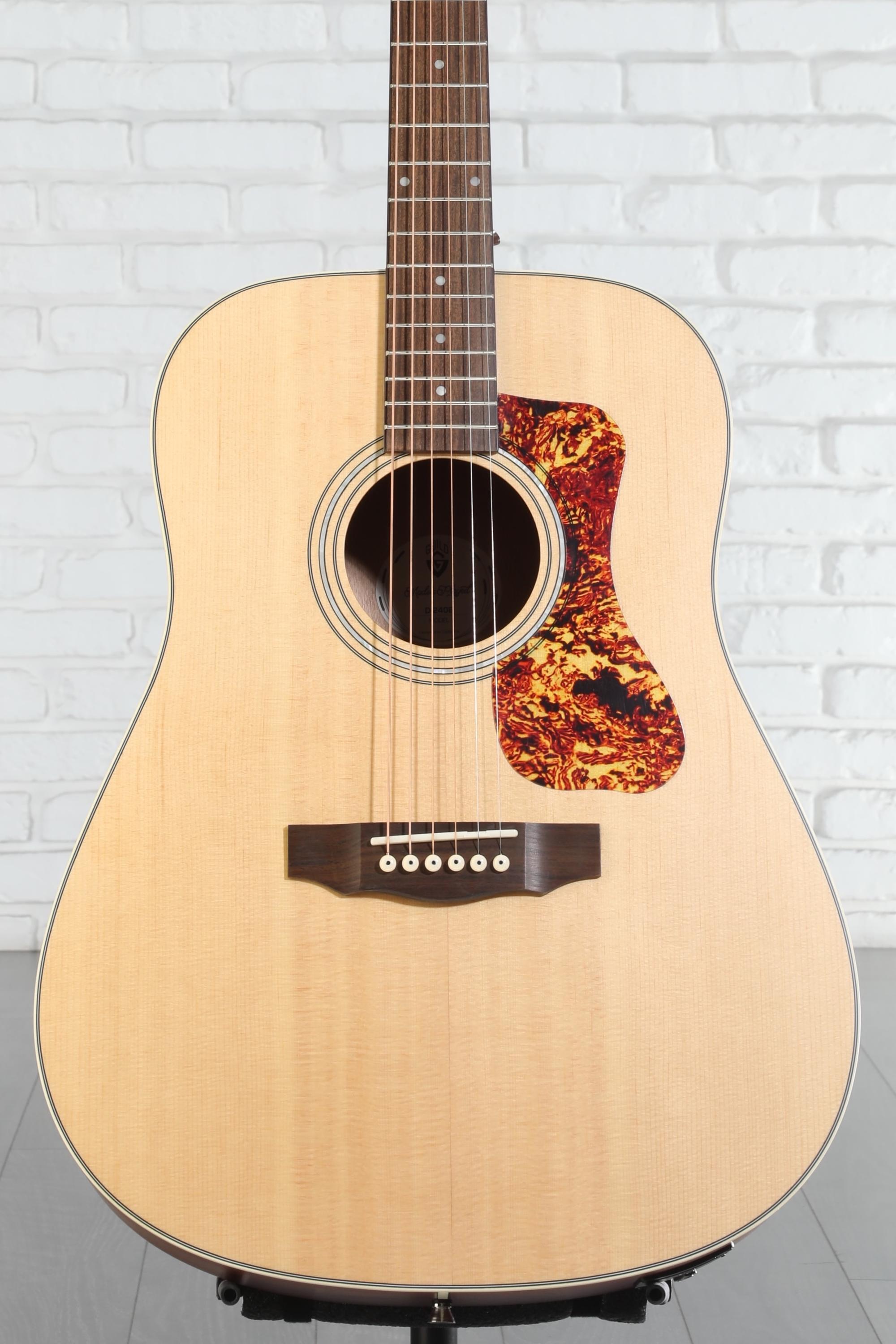 Guild D-240E Acoustic-Electric Guitar - Natural | Sweetwater