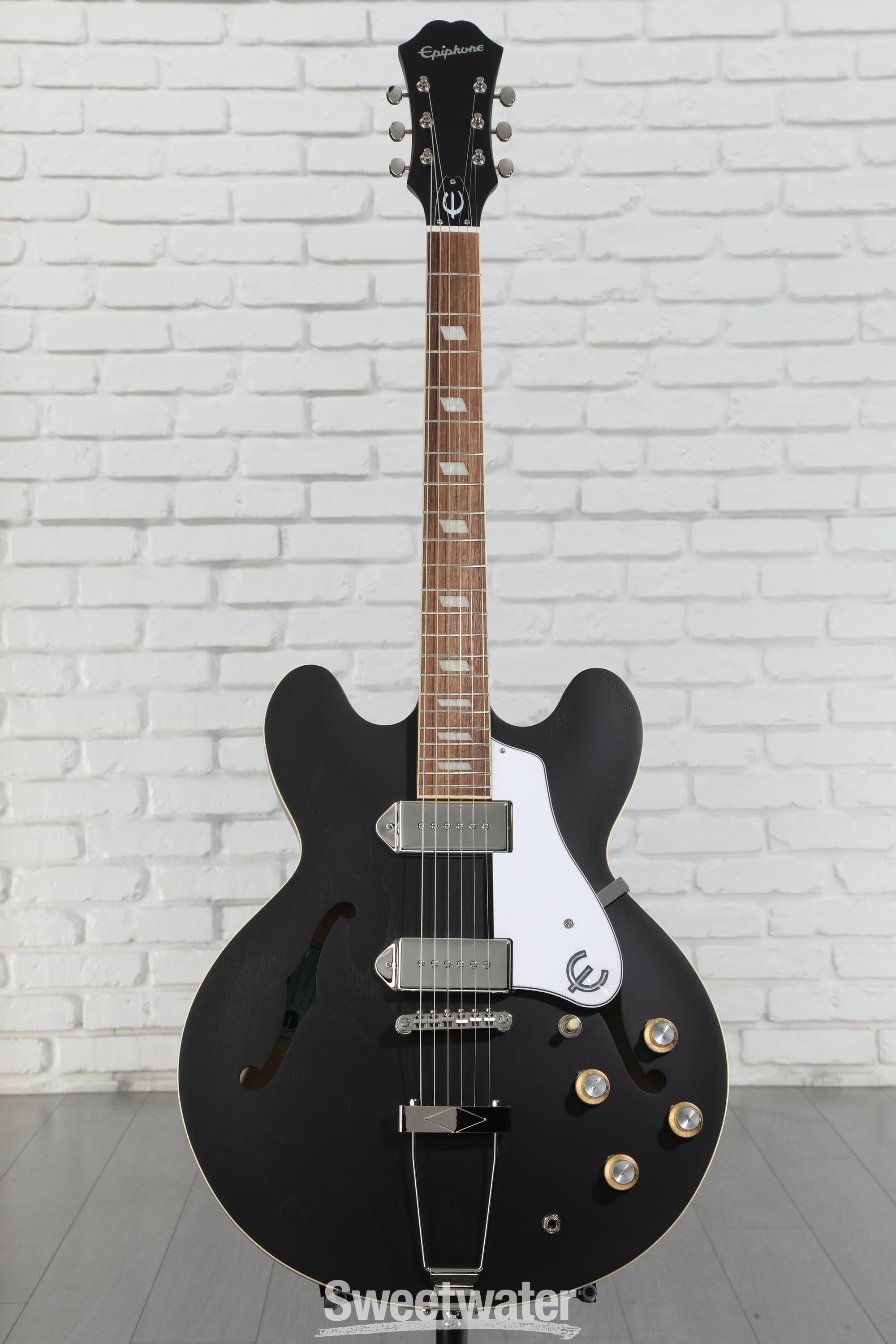 ギター Epiphone Casino Worn Ebony Epiphone Casino Worn Electric Guitar - Worn Ebony – Walt