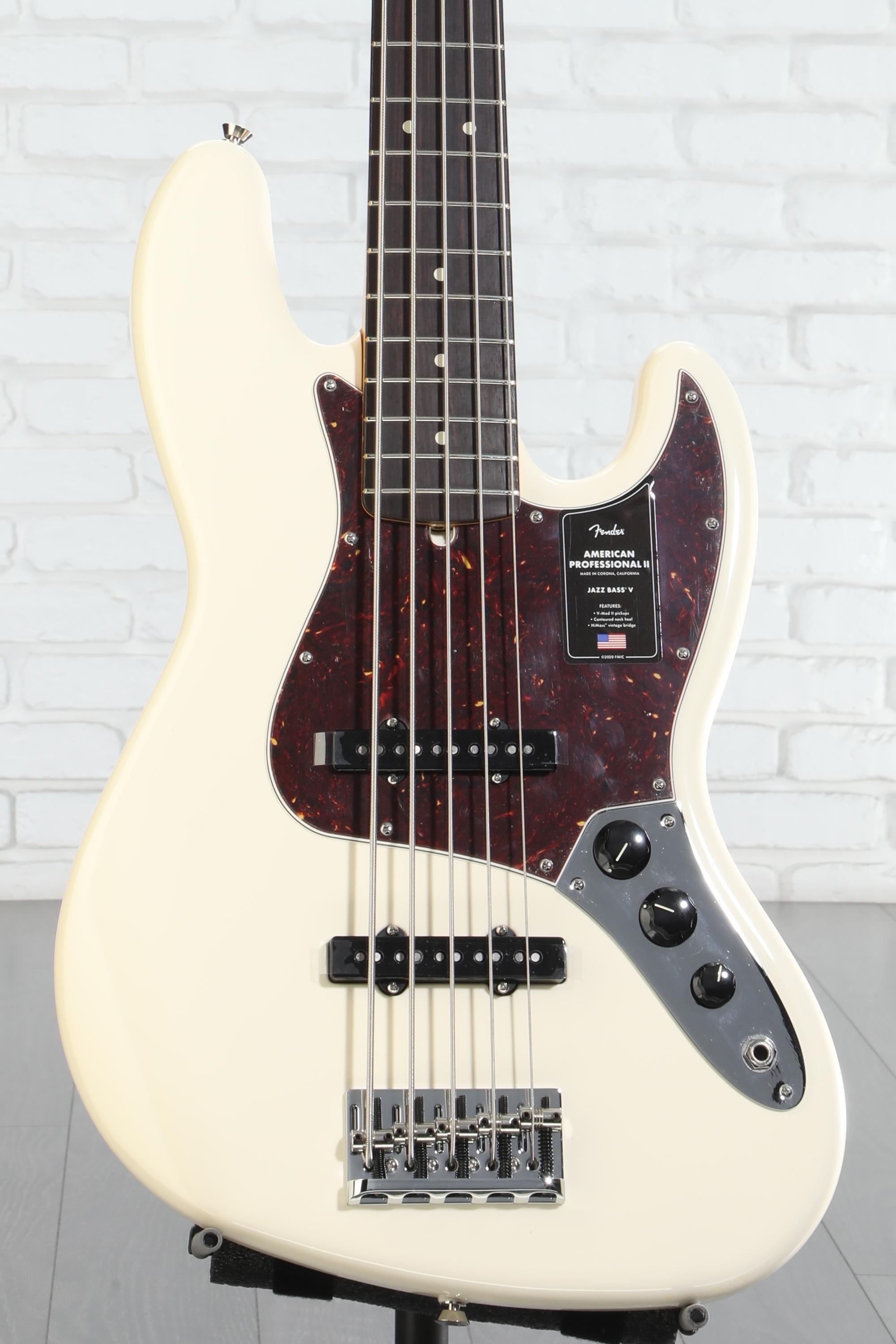 Fender American ProfessionalⅡ JazzBass V Fender American Professional II Jazz Bass V - Olympic White