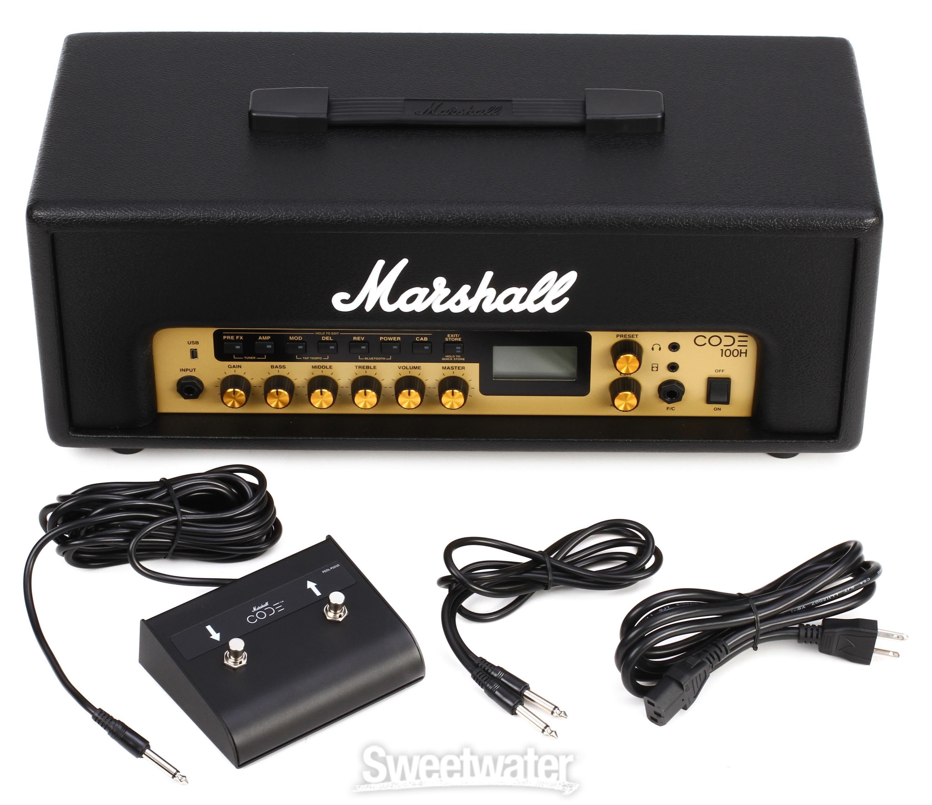 Marshall Code100H 100-watt Digital Head Reviews | Sweetwater