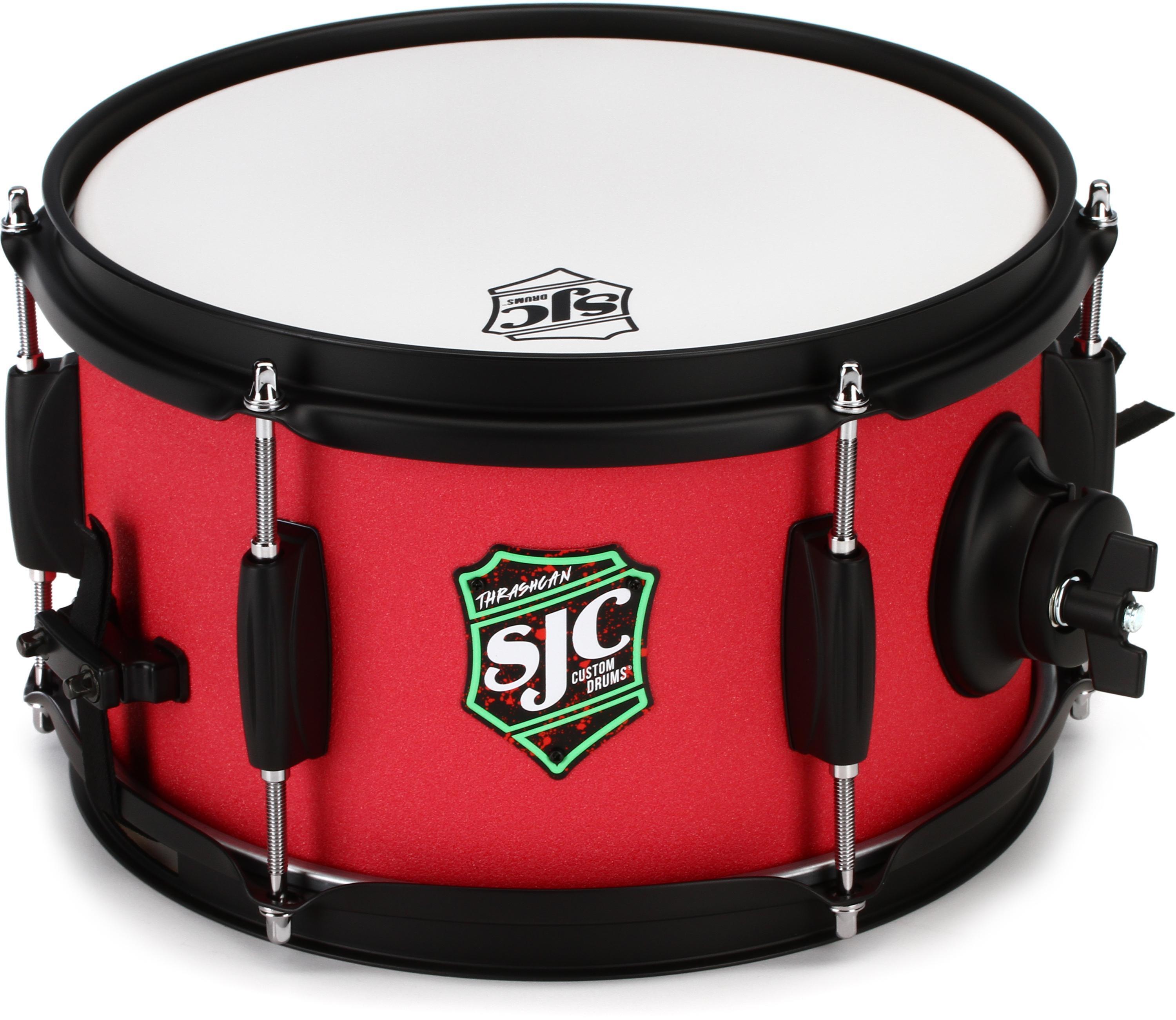 Snare Custom 6インチ SJC Custom Drums Thrash Can Side Snare Drum - 6 x 10 inch