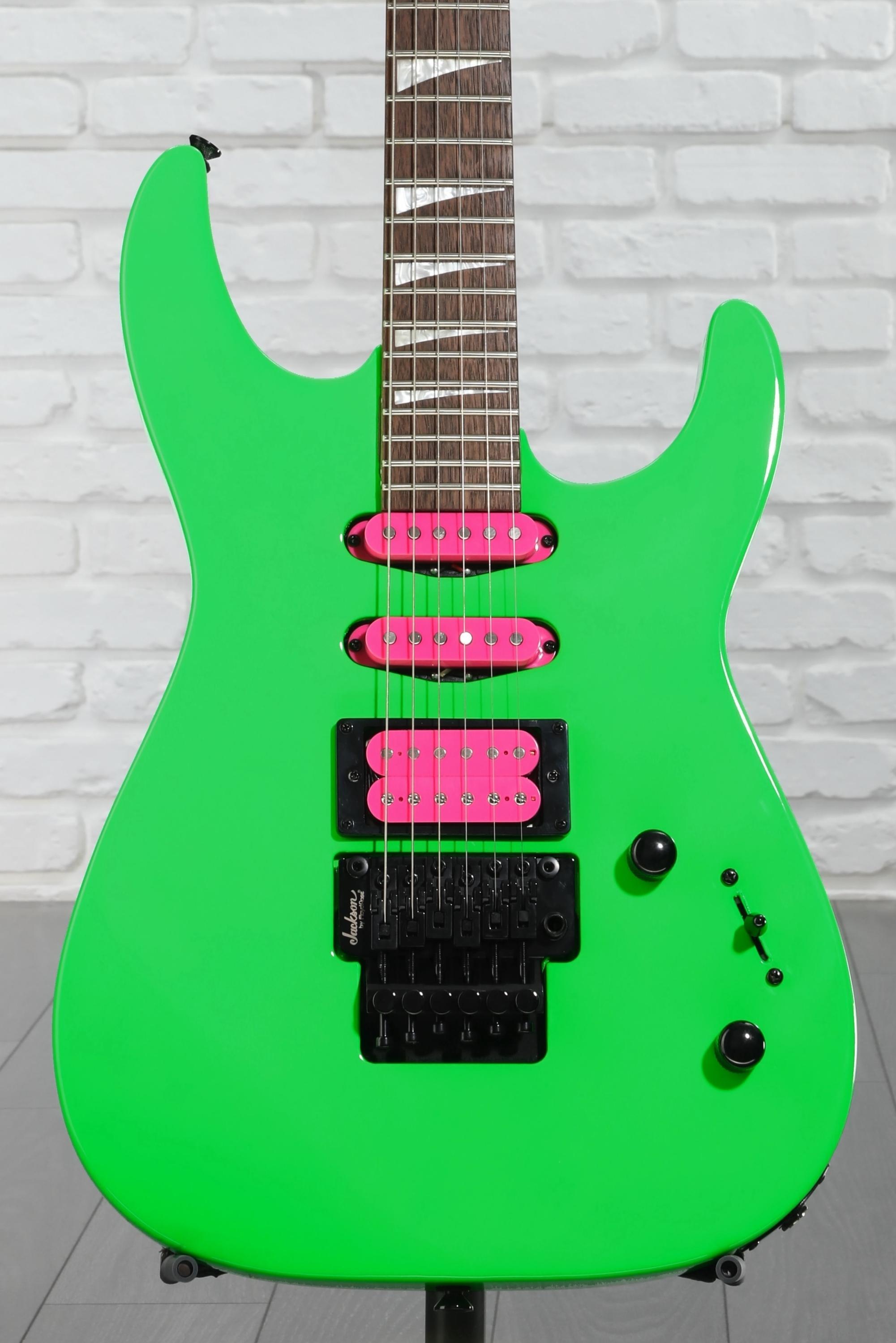 Jackson X Series Dinky DK3XR HSS Electric Guitar - Neon Green