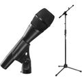 Photo of Shure KSM11B/C Handheld Condenser Microphone with Tripod Microphone Stand