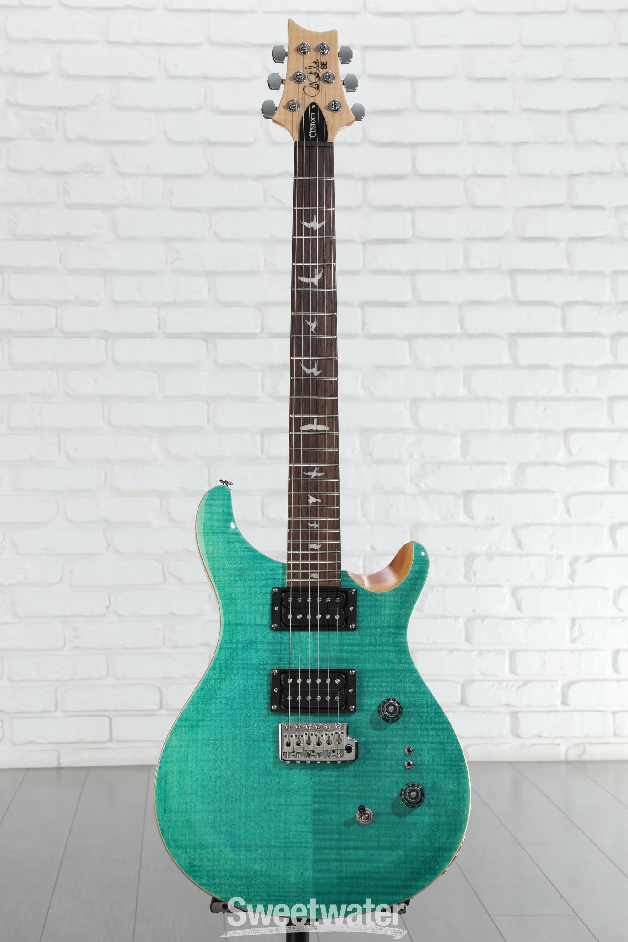 PRS SE custom 24-08 turquoise 純正ケース付き PRS SE Custom 24-08, Turquoise at Gear4music