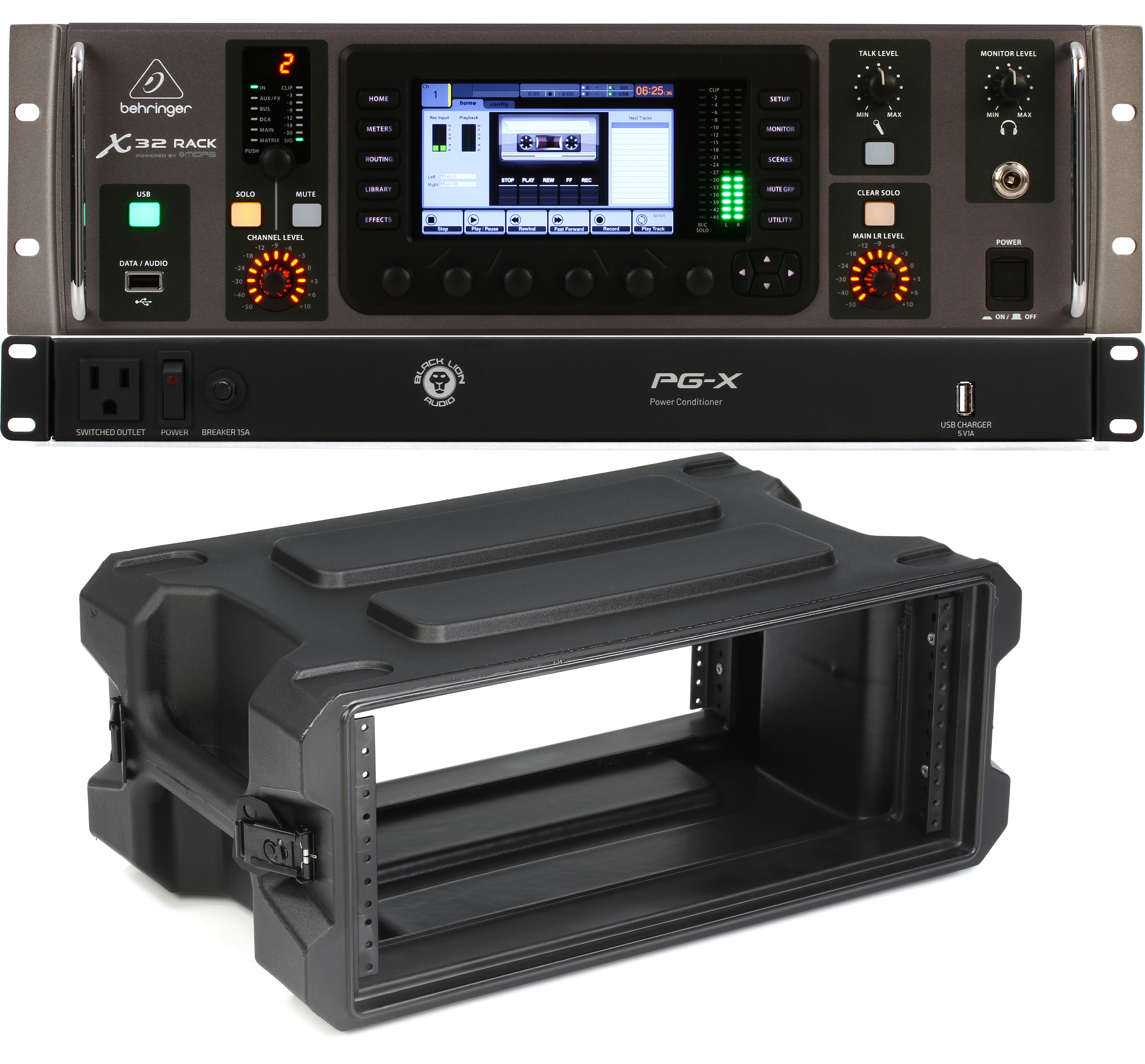 ベリンガー X32 RACK Behringer X32 Rack Digital Mixer Package with Rack Case