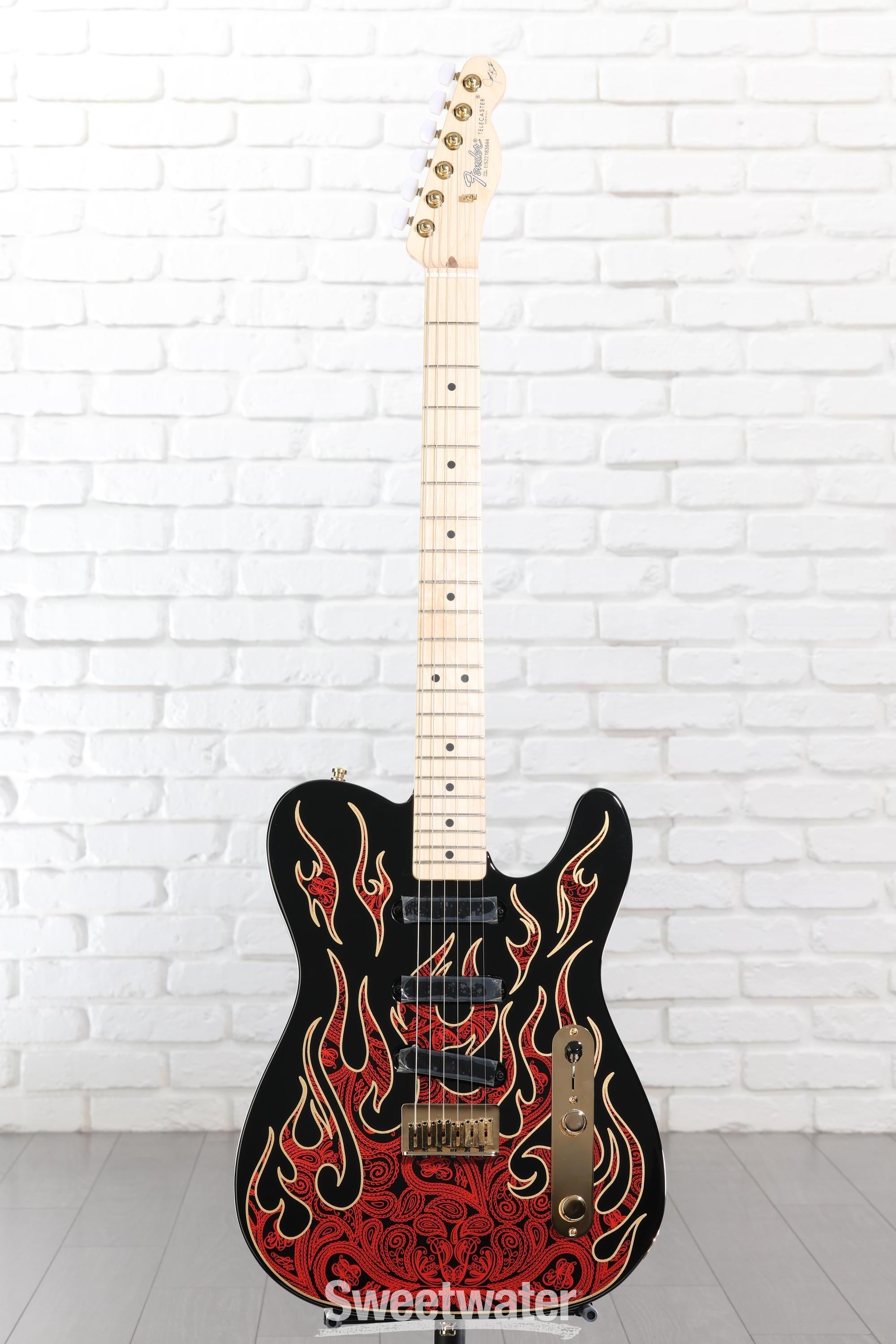 Fender James Burton Telecaster - Red Paisley Flames | Sweetwater