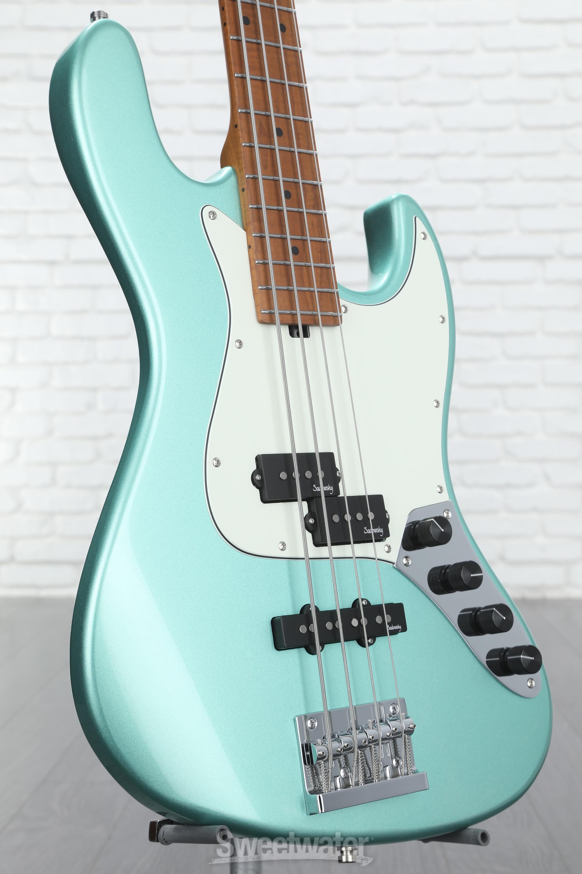 Sadowsky MetroExpress 21-fret Hybrid PJ 4-string Bass - Sage