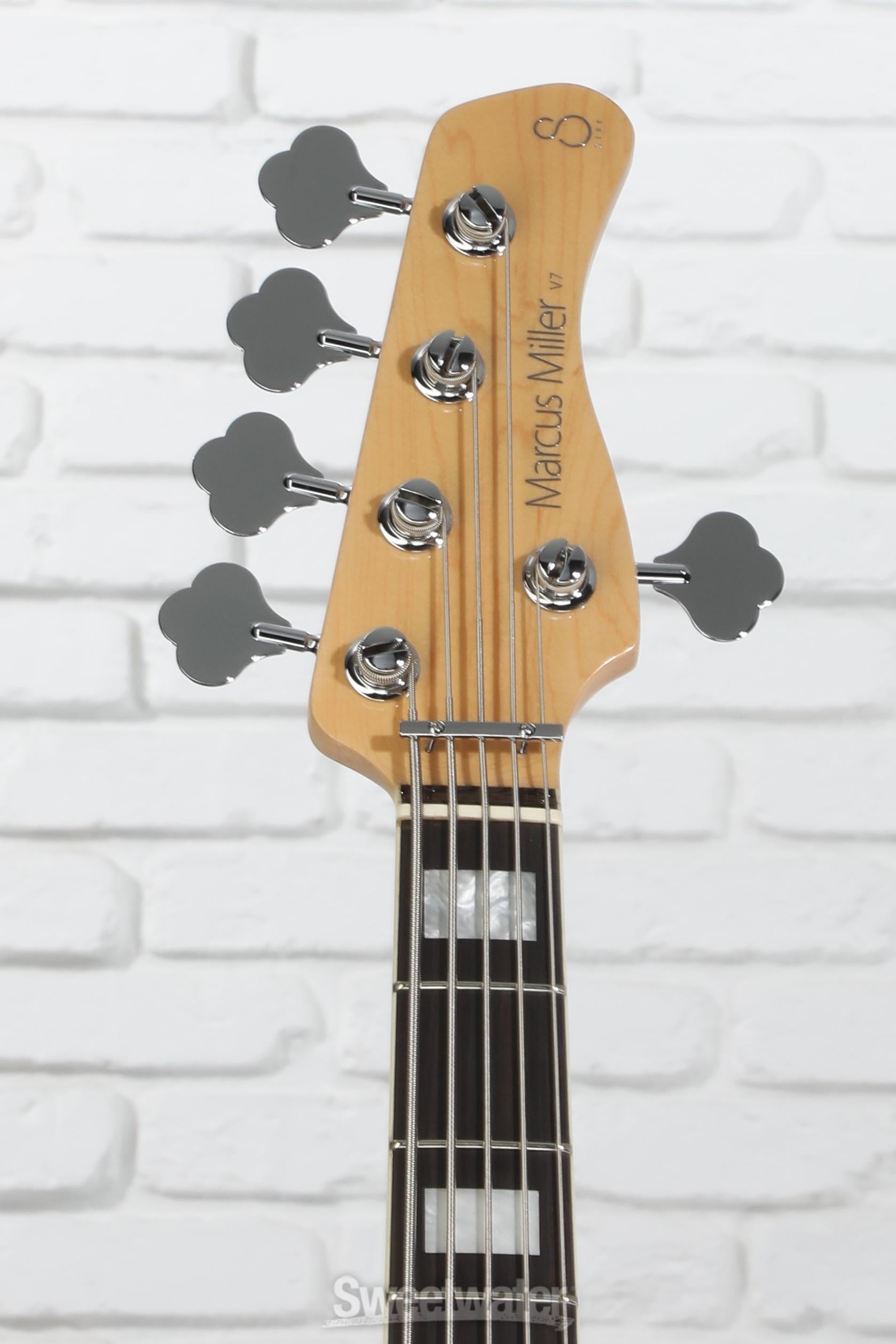 Sire Marcus Miller V7 Alder 5-string Bass Guitar - Bright Metallic
