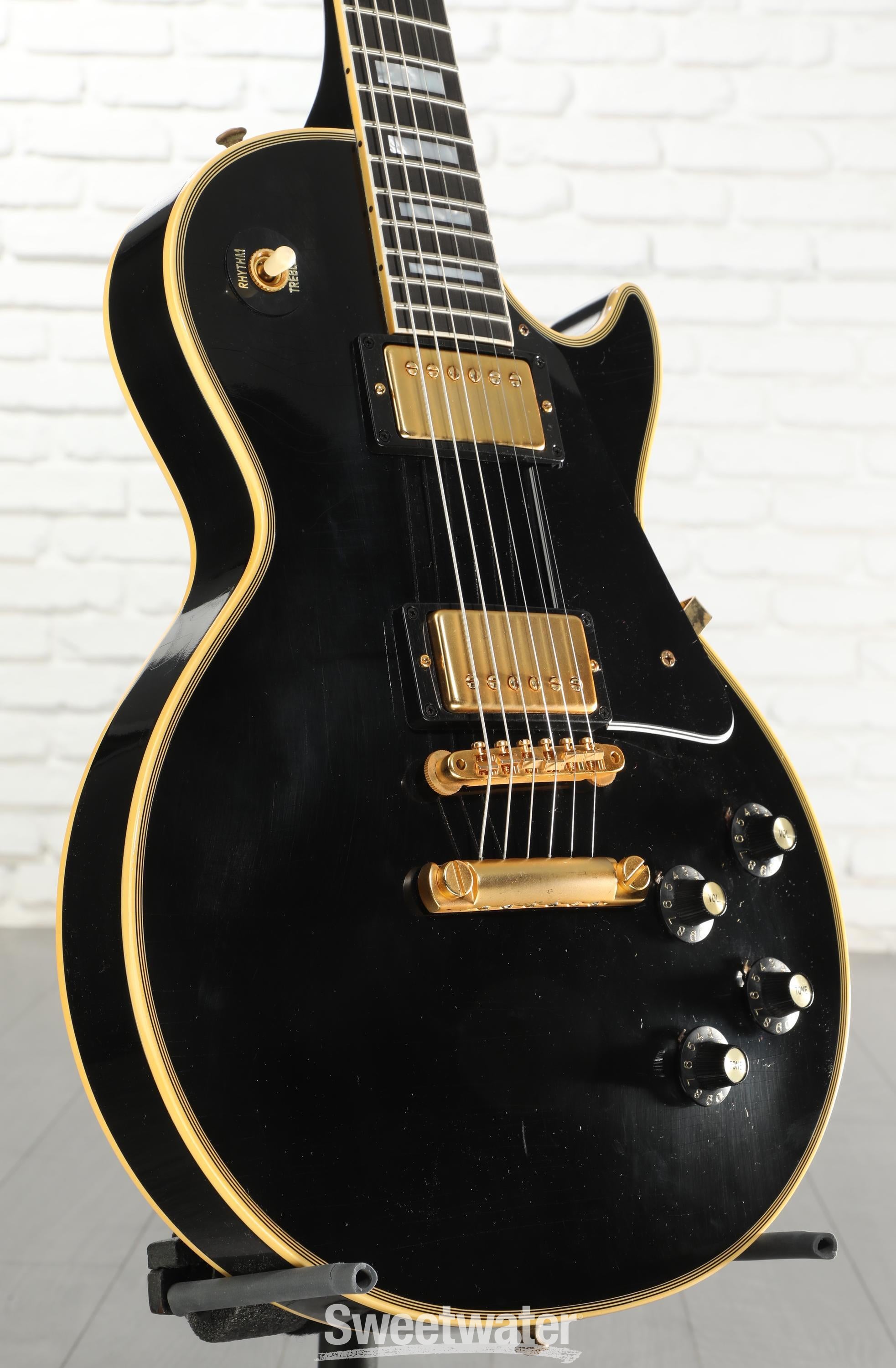 Gibson Custom 1968 Les Paul Custom Reissue Electric Guitar - Ebony