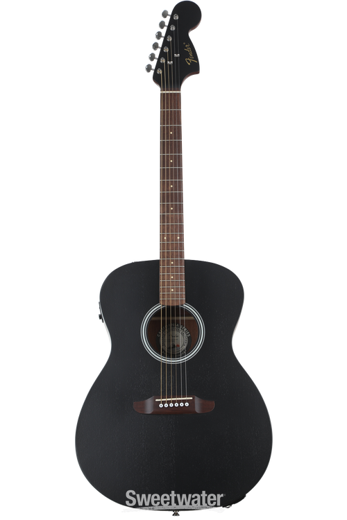 Fender Monterey Standard Acoustic-electric Guitar - Black | Sweetwater
