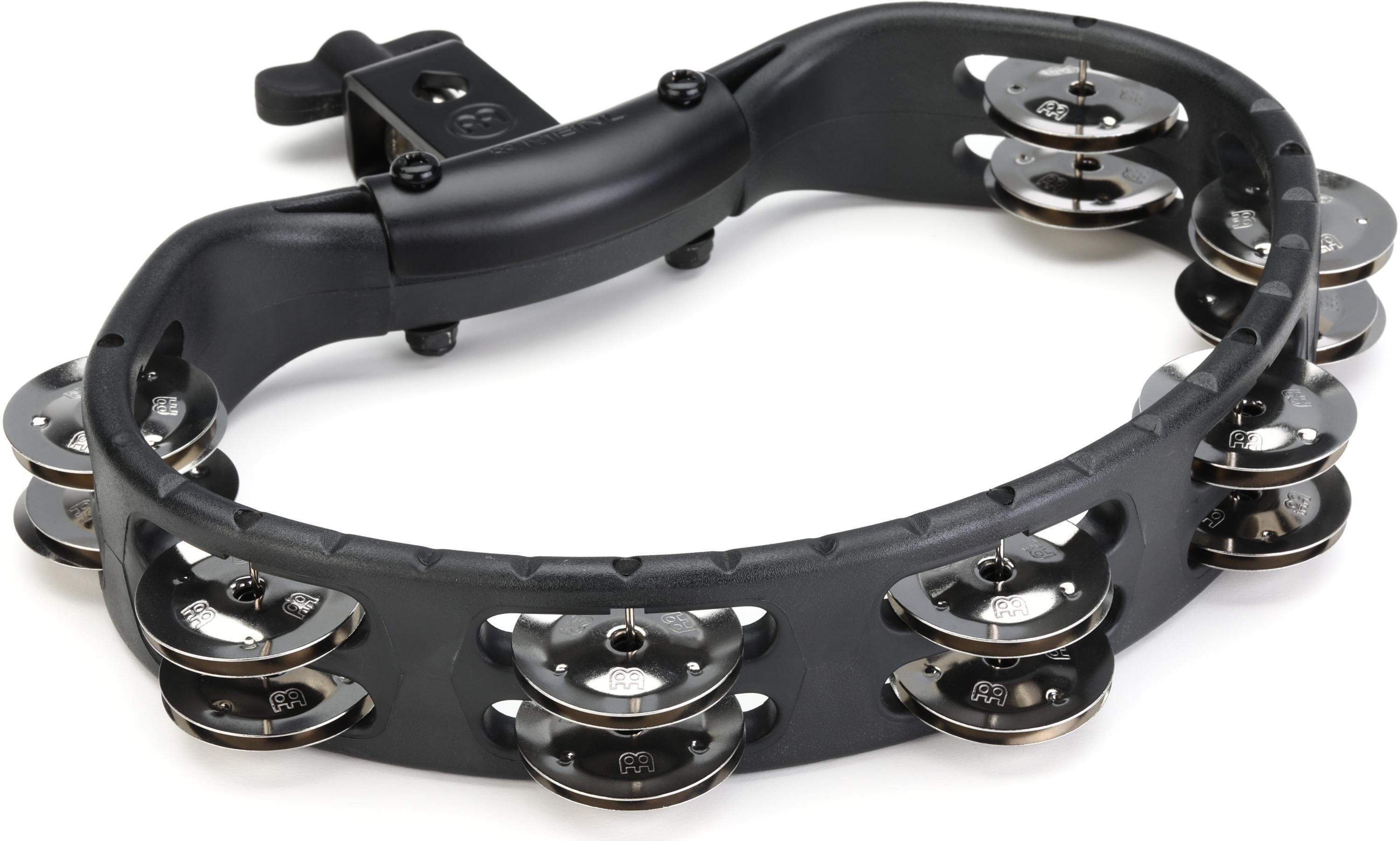 Meinl Percussion Handheld ABS Tambourine - Black | Sweetwater