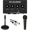 Photo of M-Audio M-Track Duo USB Audio Interface Recording Bundle