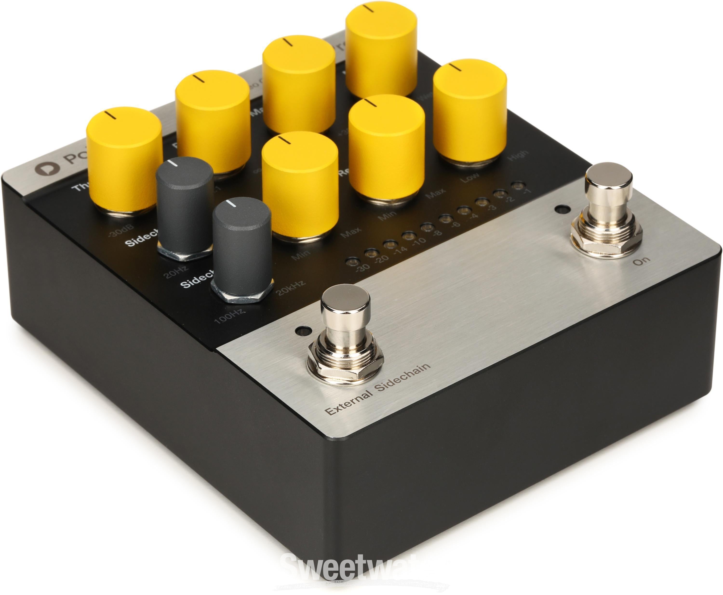 Polyend Press Analog Stereo Compressor Pedal Reviews | Sweetwater