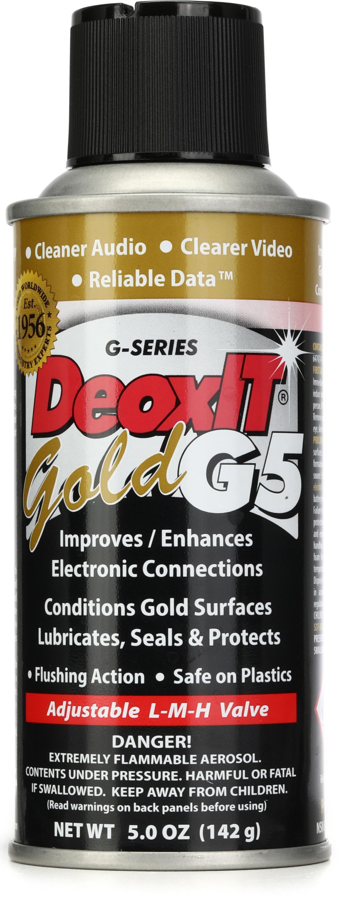 Bundled Item: CAIG Laboratories DeoxIT Gold G5 Contact Enhancer 5% Solution - 5-oz. Spray