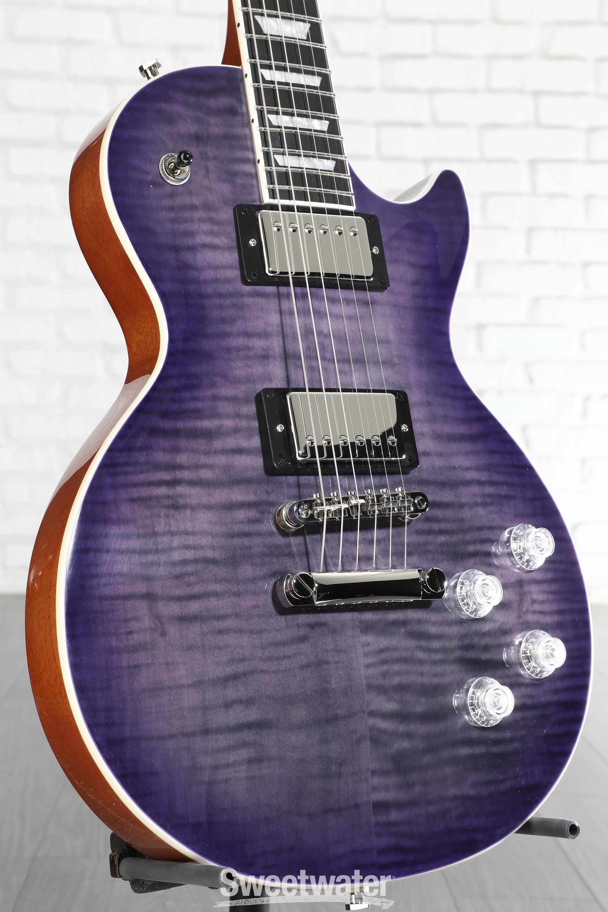 Epiphone Les Paul Modern Figured Electric Guitar - Purple Burst