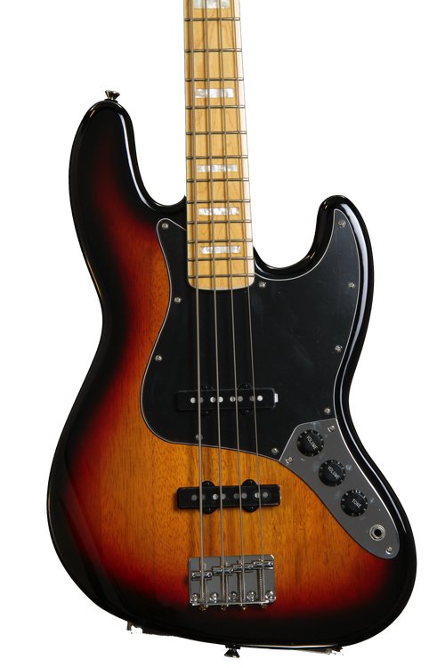 Squier '77 Vintage Modified Jazz Bass - 3-tone Sunburst