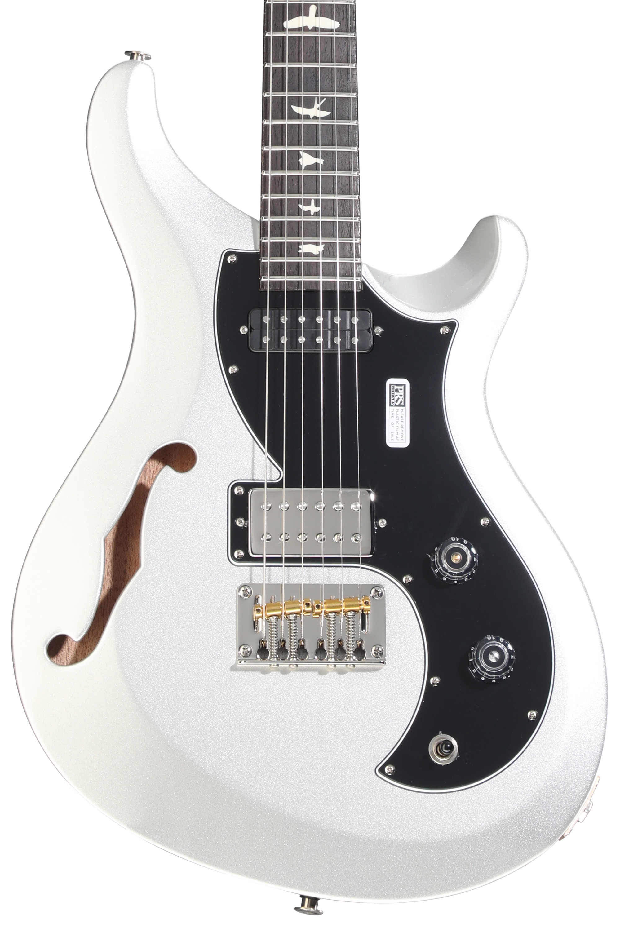 PRS S2 Vela Semi-Hollow Electric Guitar - Antique White | Sweetwater