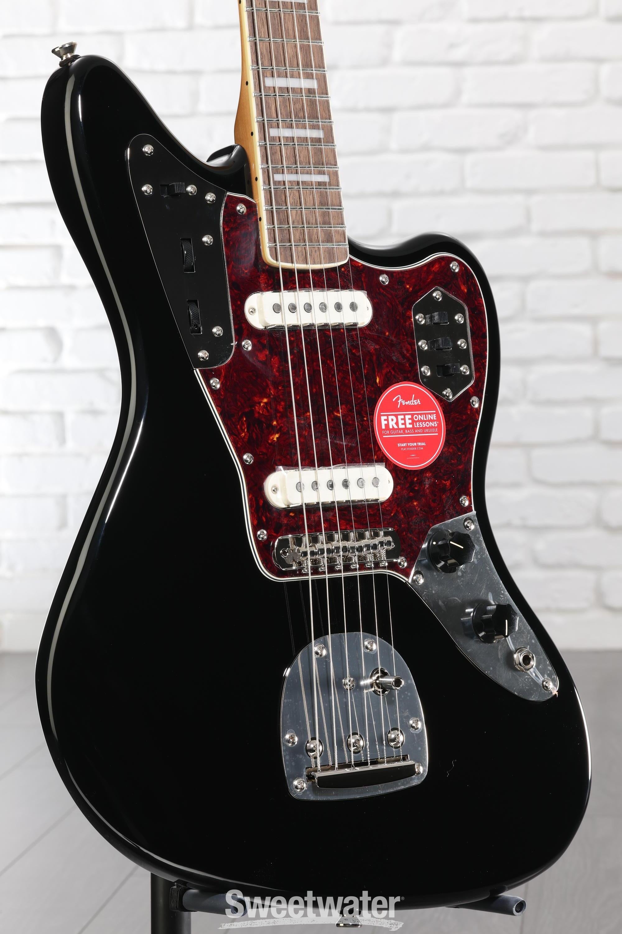 ギター SQUIER Classic Vibe '70s Jaguar Squier Classic Vibe '70s Jaguar Electric Guitar Black | Guitar Center